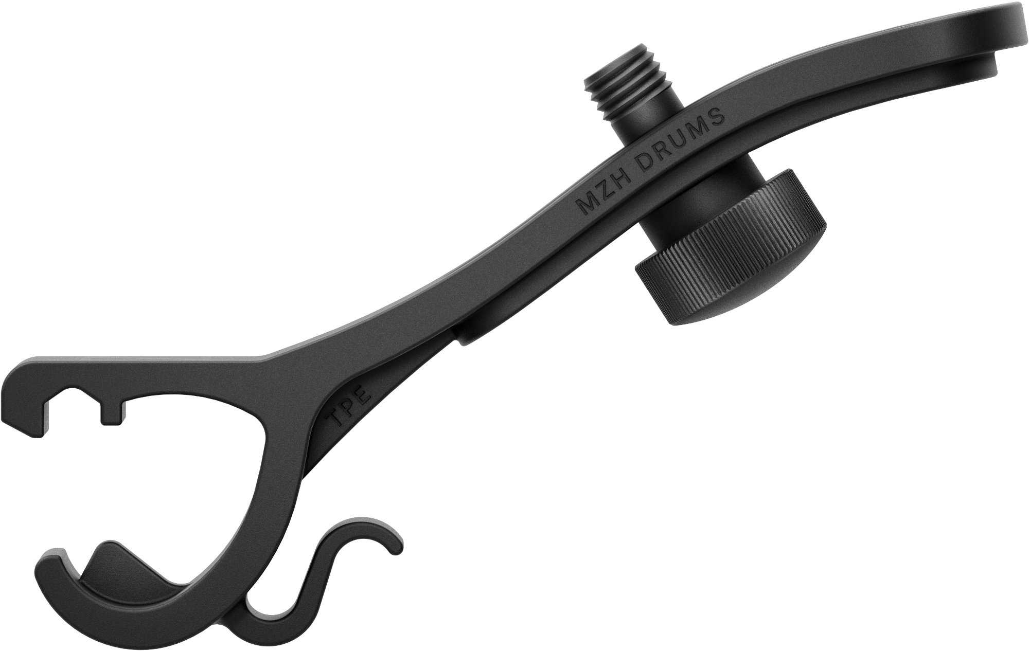 Sennheiser MZA DRUMS Clamp for MD421 Kompakt - MD_421_KOMPAKT_Drum_Clamp_Product_Shot_Cutout_Side_View.jpg