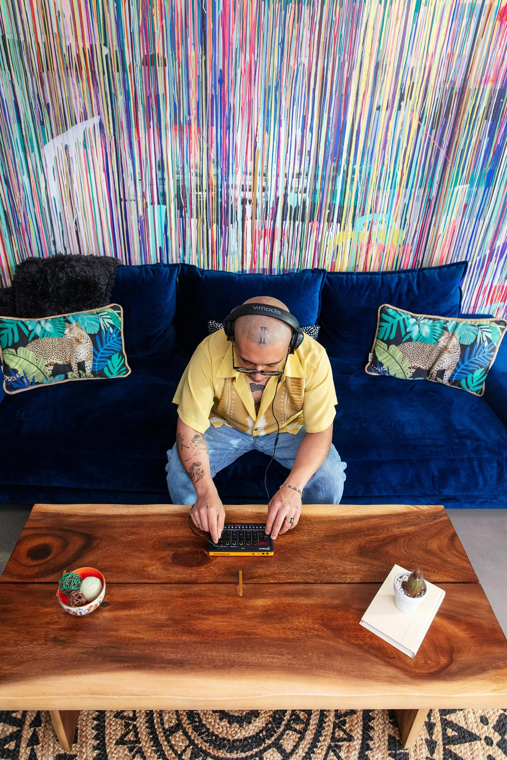 Roland T-8 AIRA Compact Beat Machine - 510096-AIRA Compact T-8 Playing 1.jpg