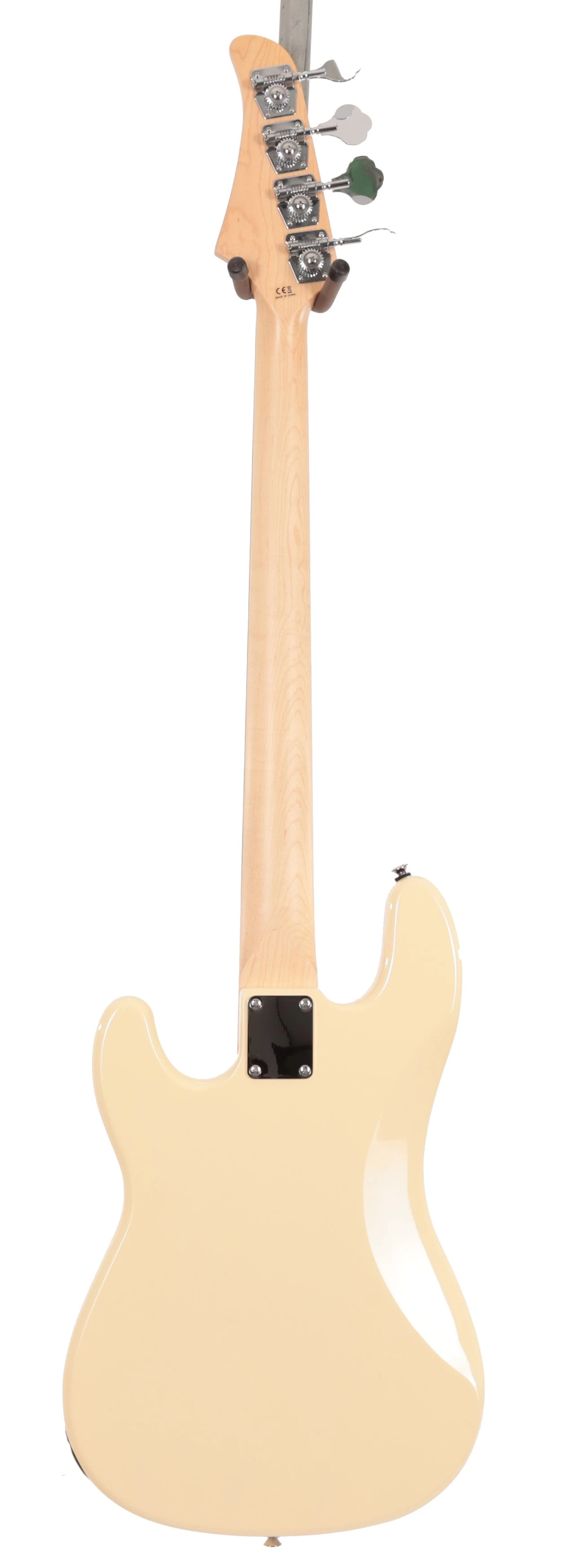 EastCoast PJ4 Tortoiseshell Pickguard Electric Bass Guitar in Vintage White - EC-PJ4-VTW  (3).jpg