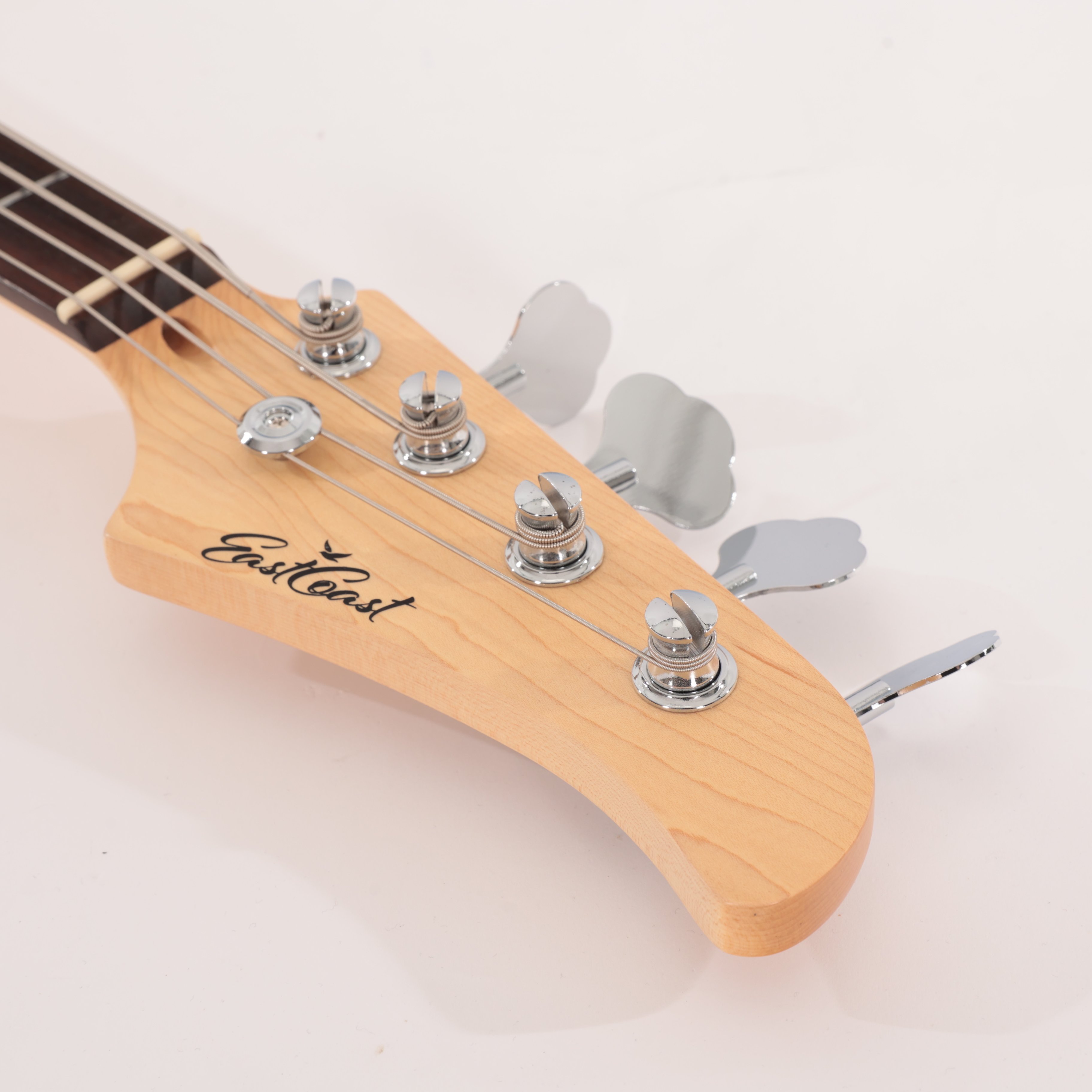 EastCoast PJ4 Electric Bass Guitar in Vintage White - EC-PJ4-VTW  (8).jpg