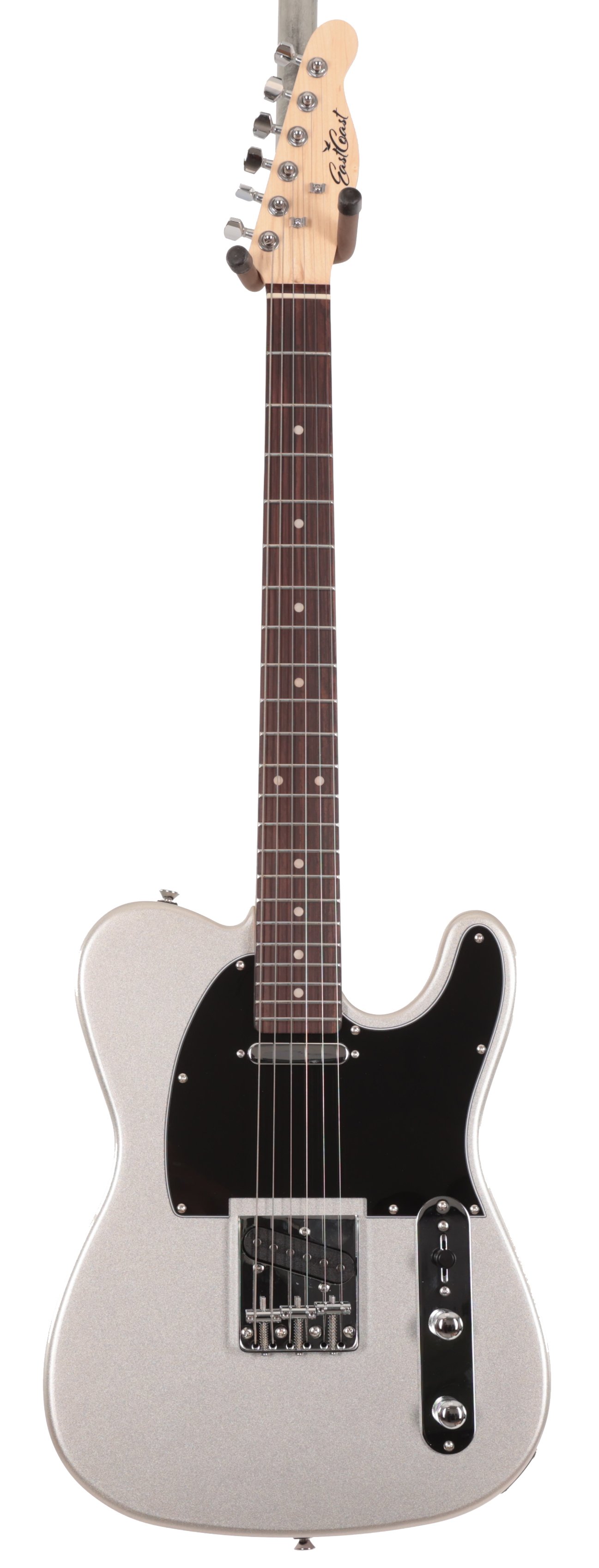 EastCoast T1 Electric Guitar in Slick Silver - EC-T1-SLS (3).jpg