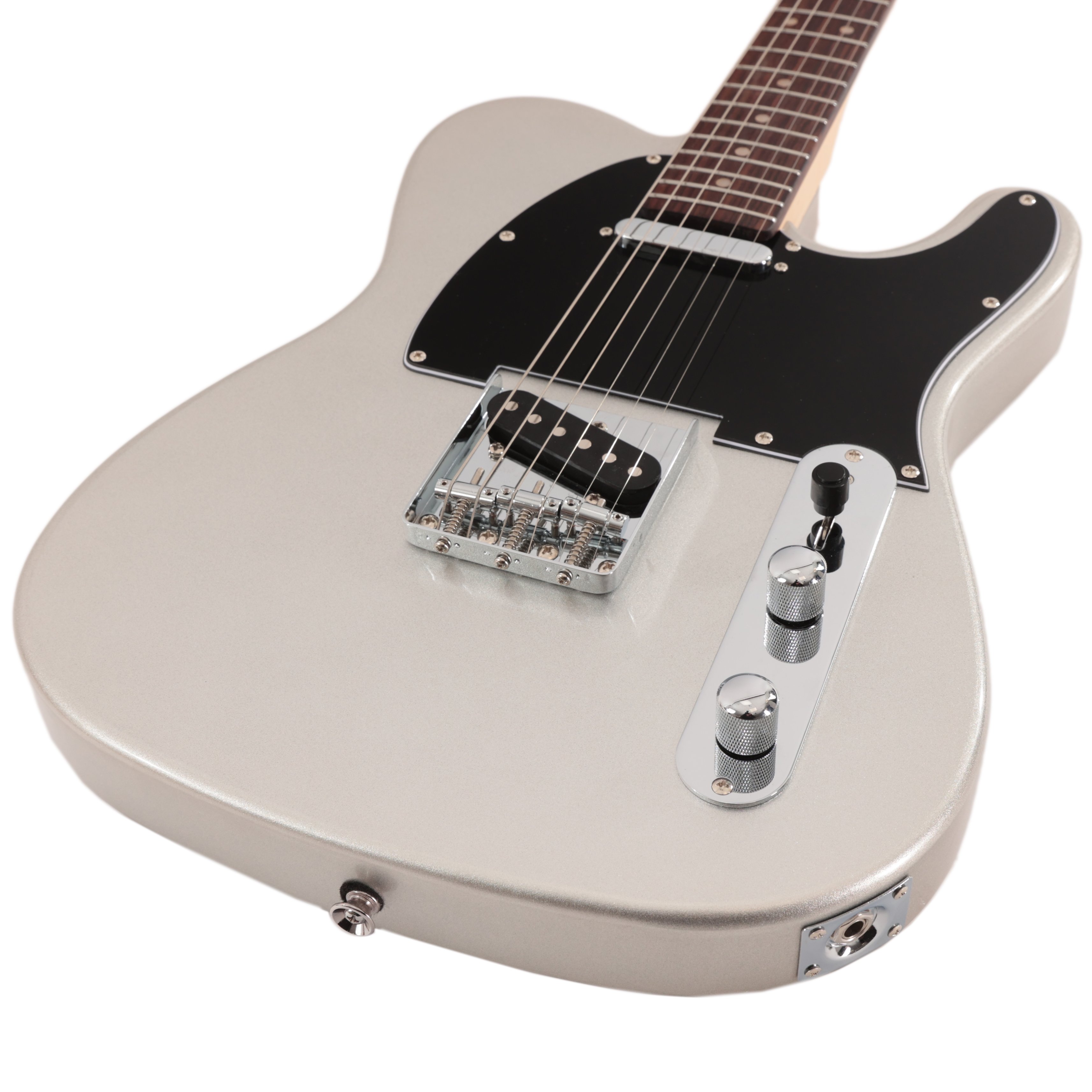 EastCoast T1 Electric Guitar in Slick Silver - EC-T1-SLS (5).jpg