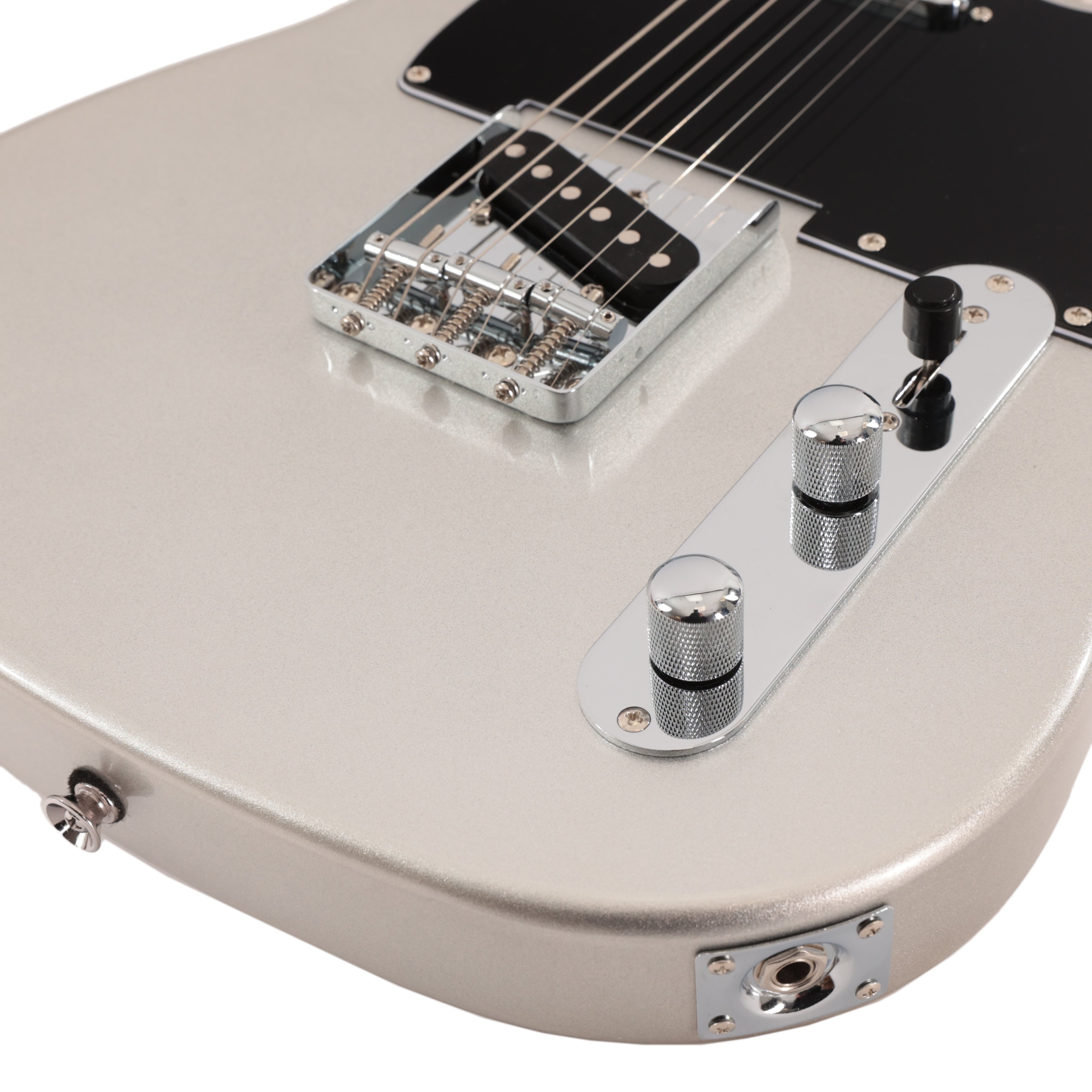 EastCoast T1 Electric Guitar in Slick Silver - EC-T1-SLS (7).jpg