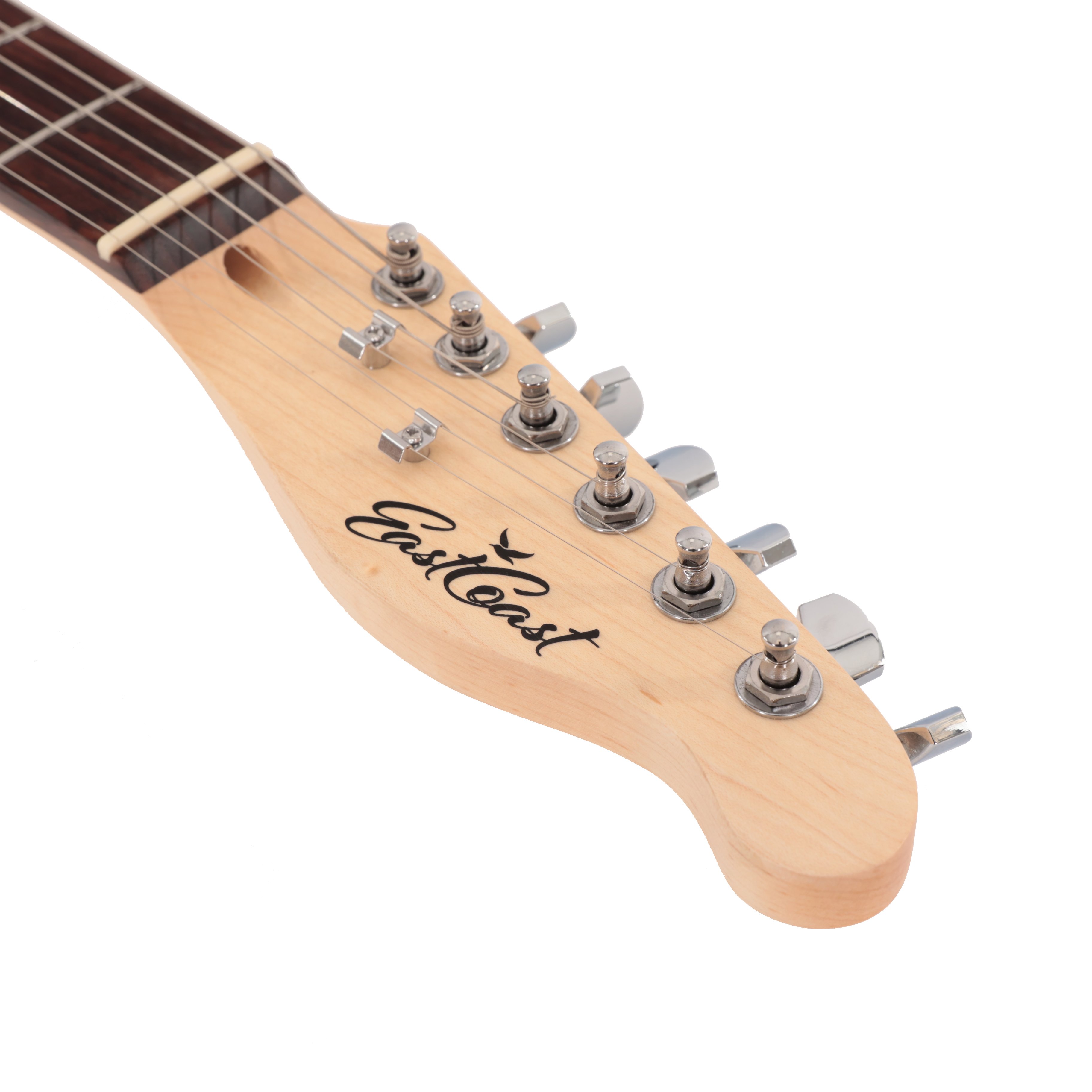 EastCoast T1 Electric Guitar in Slick Silver - EC-T1-SLS (9).jpg