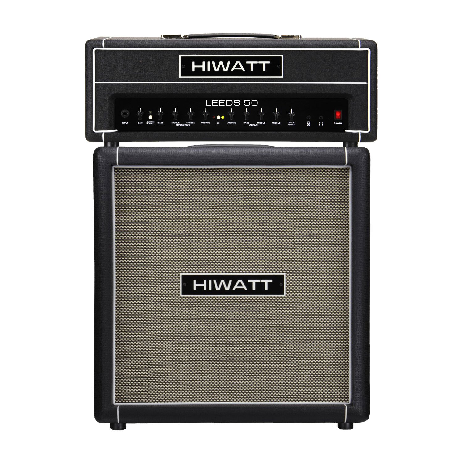 HIWATT LEEDS 50R Spring Reverb Head with Cab and Speaker Cable
 - BUN-HWLEEDS50.jpg