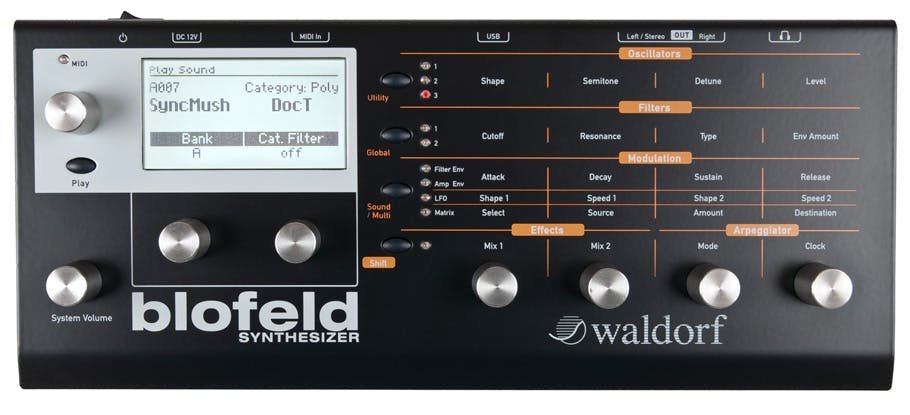 Waldorf Blofeld Synth Module in Limited Edition Black - Andertons