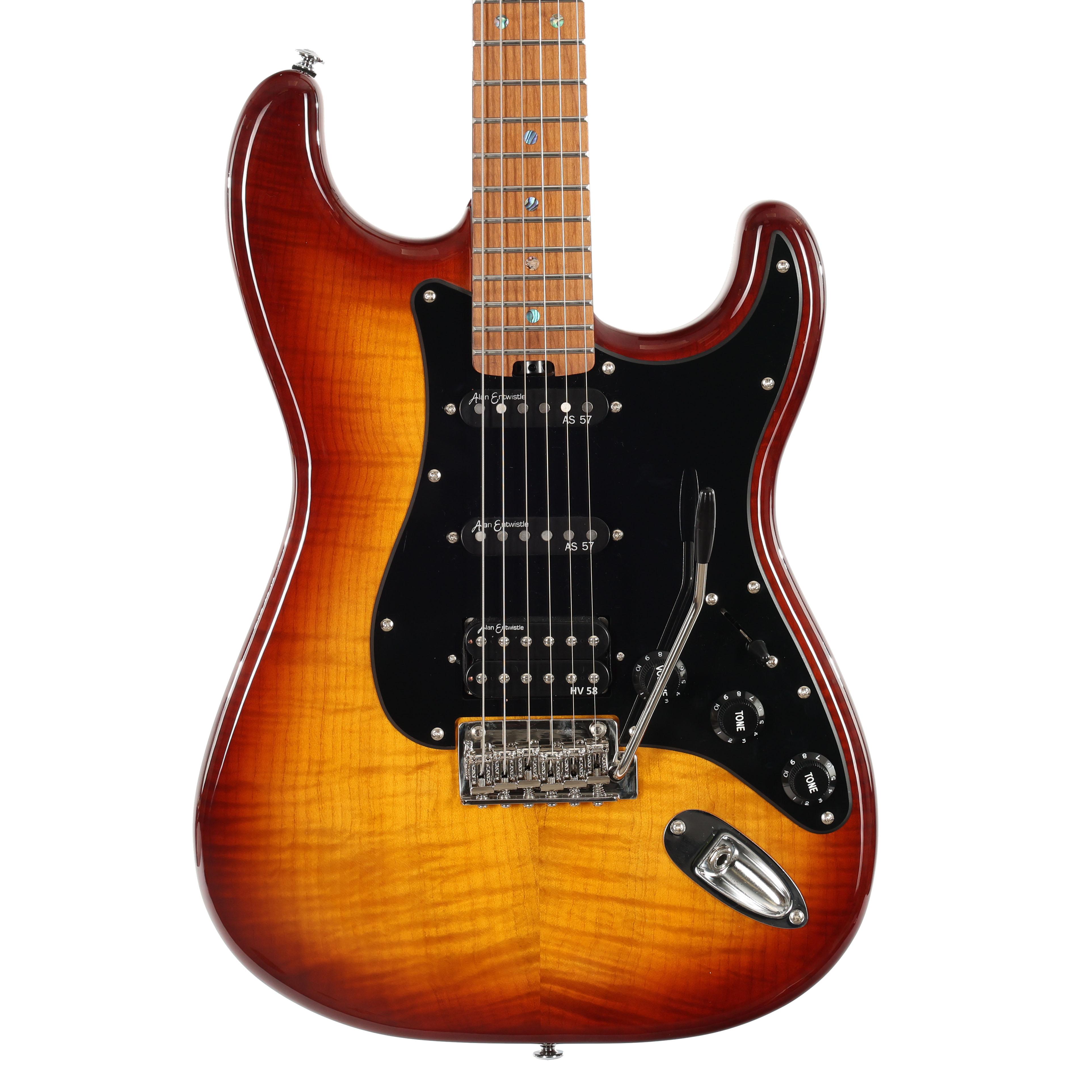 Soloking MS-1 Artisan HSS Electric Guitar in Honeyburst with Maple Fretboard - MS-1-ARTISAN-HB (2).jpg