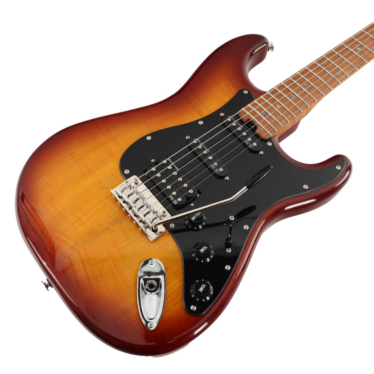 Soloking MS-1 Artisan HSS Electric Guitar in Honeyburst with Maple Fretboard - MS-1-ARTISAN-HB (5).jpg