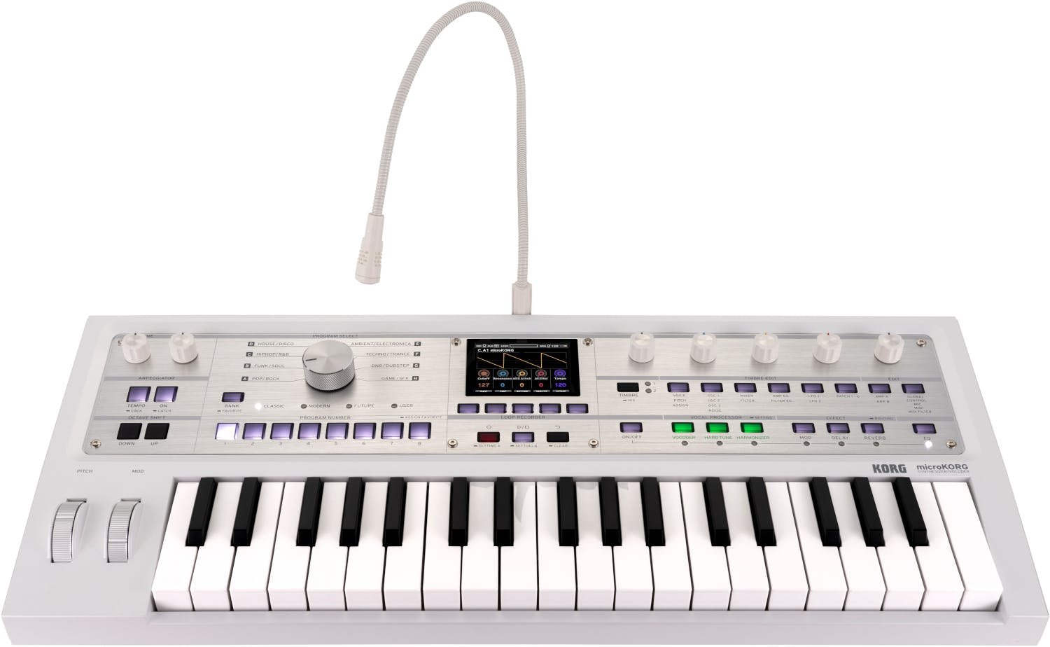 【専用ケース付属】KORG microKORG S シンセサイザー micro KORG S（ソフトケース、ボコーダーマイク未使用） 専用ケース