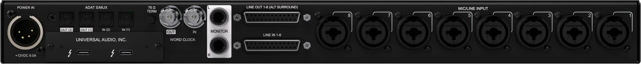 Universal Audio Apollo x8p Gen 2 UAD Analog Classics Pro Audio Interface - Apollo_x8p_Gen2_Rear_Trans.jpg