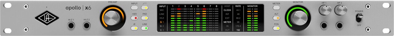 Universal Audio Apollo x6 Gen 2 UAD Analog Classics Pro Audio