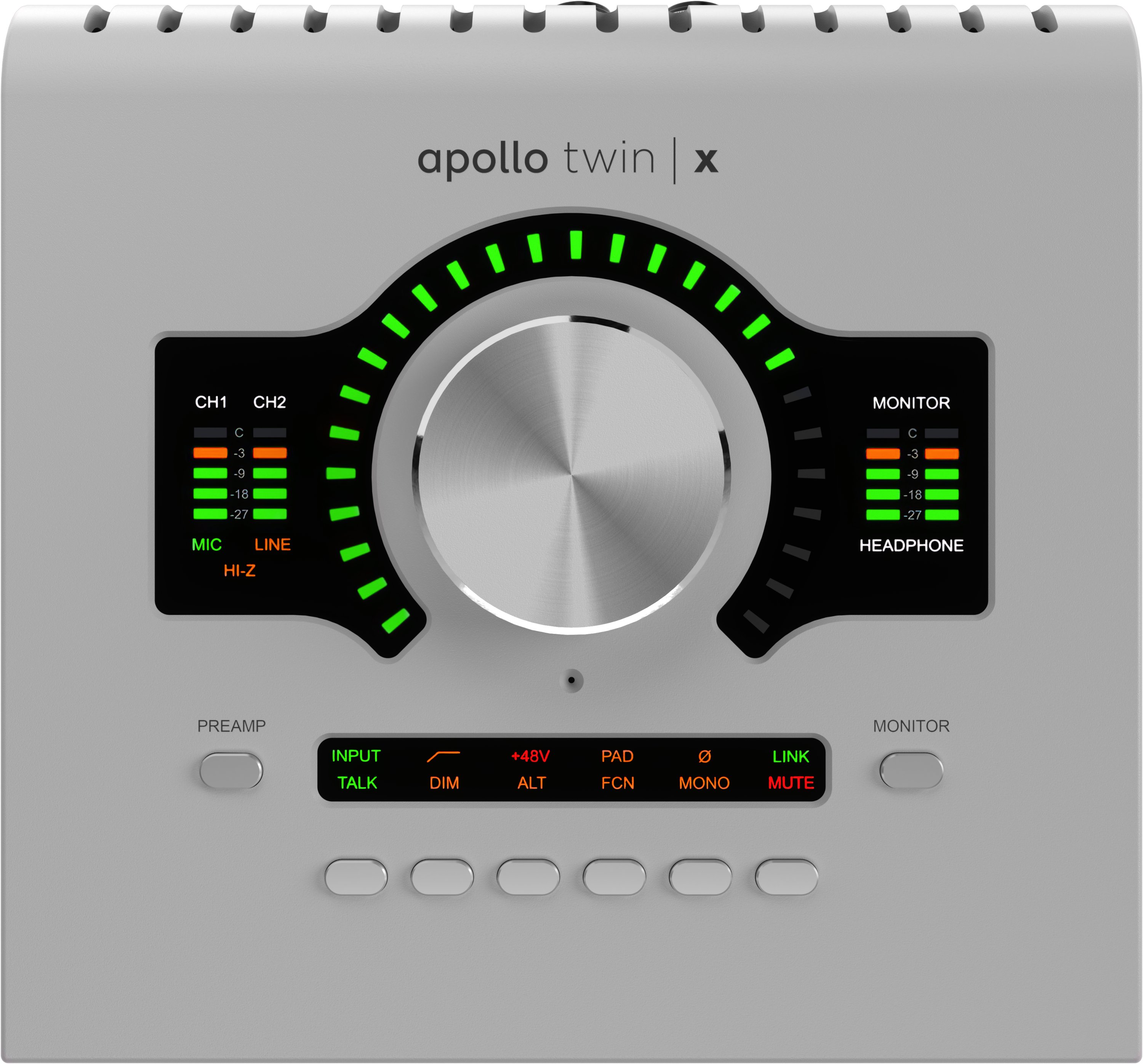 Universal Audio Apollo Twin X DUO Gen 2 UAD Analog Classics Audio Interface - Apollo_Twin_X_Gen2_Top_Trans.jpg