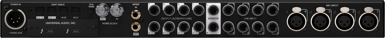 Universal Audio Apollo x8 Gen 2 ESS Audio Interface - Apollo_x8_Gen2_Rear_Trans.jpg