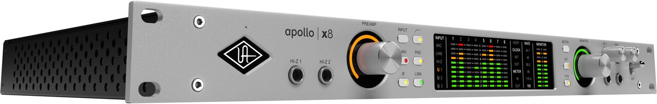 Universal Audio Apollo x8 Gen 2 UAD Analog Classics Audio Interface - Apollo_x8_Gen2_Perspective_Trans.jpg