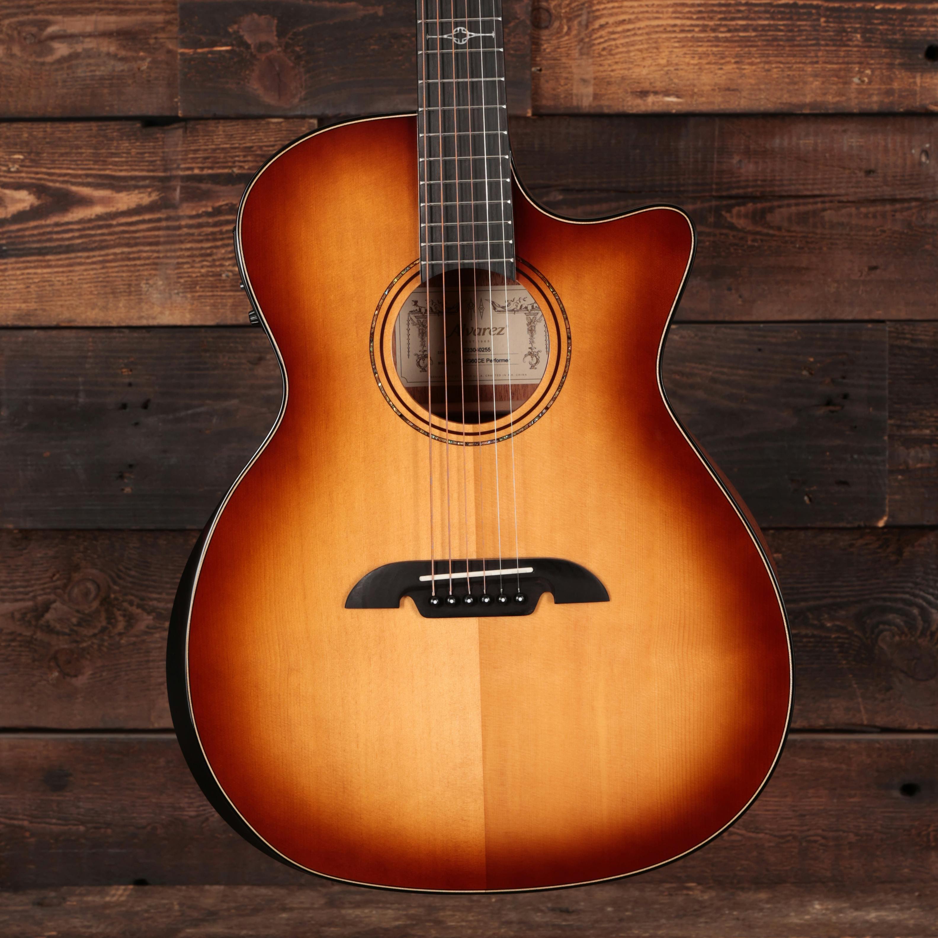 Alvarez Performer AG60CE Grand Auditorium Electro-Acoustic in Shadowburst - AG60CEPERFORMER-ag60-grand-performer-alvarez-5.jpg
