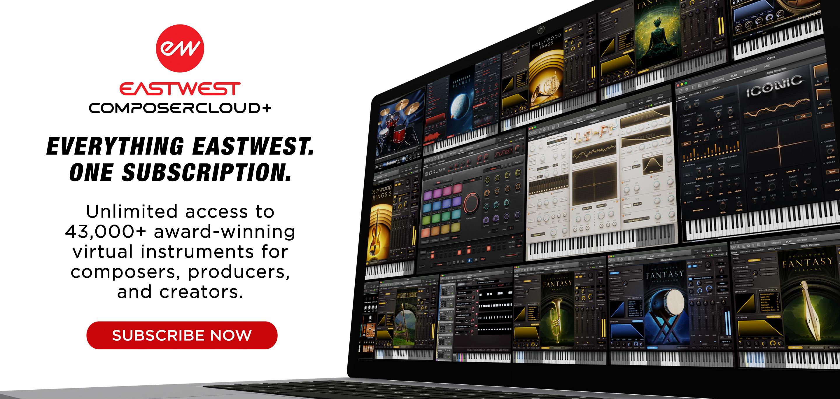 EastWest ComposerCloud Plus - One Year Subscription - ComposerCloud-Banner-2026_v1_Reseller.jpg