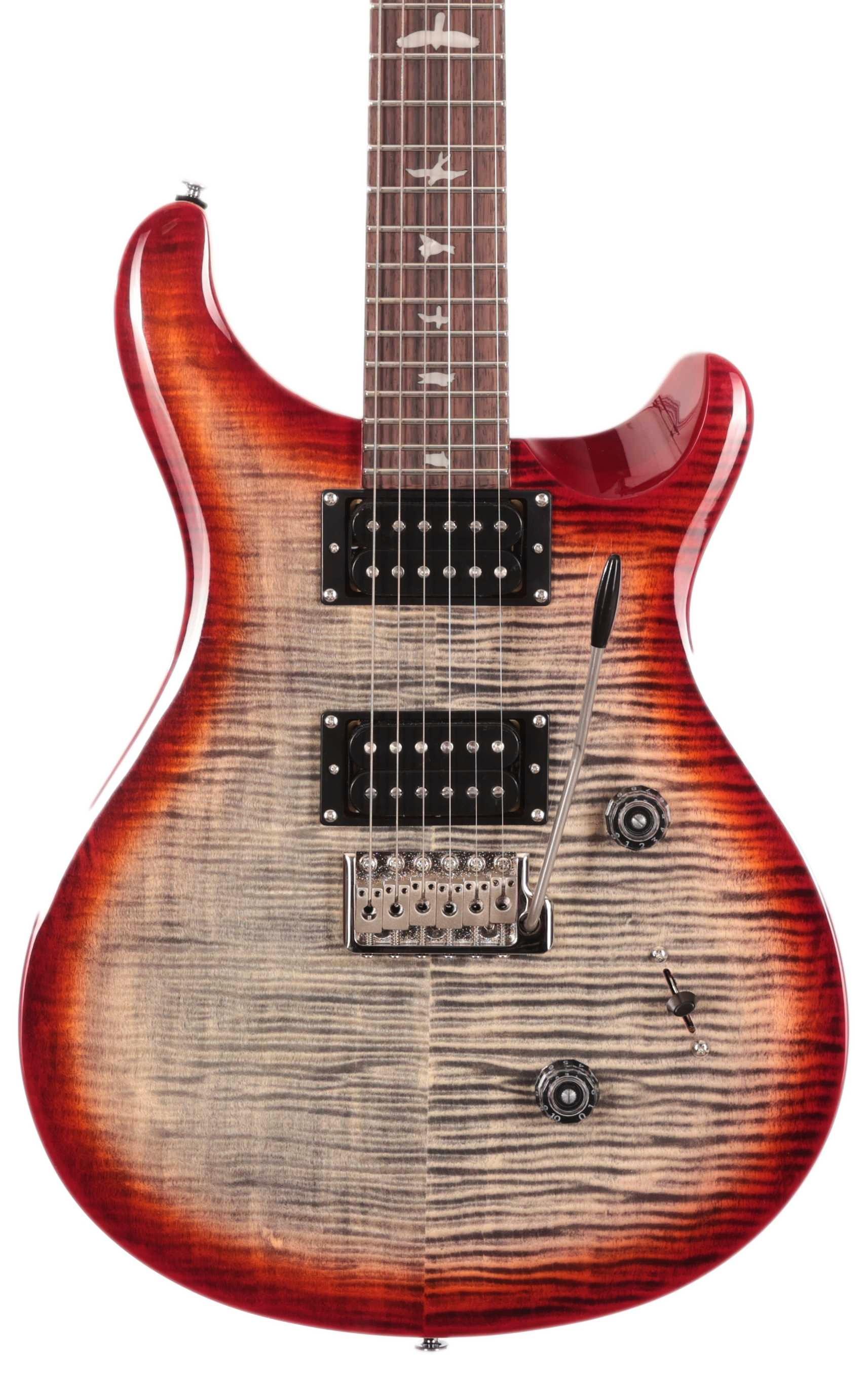 PRS SE Custom 24 Electric Guitar in Charcoal Cherry Burst - CU44GG (2)_compressed.jpg