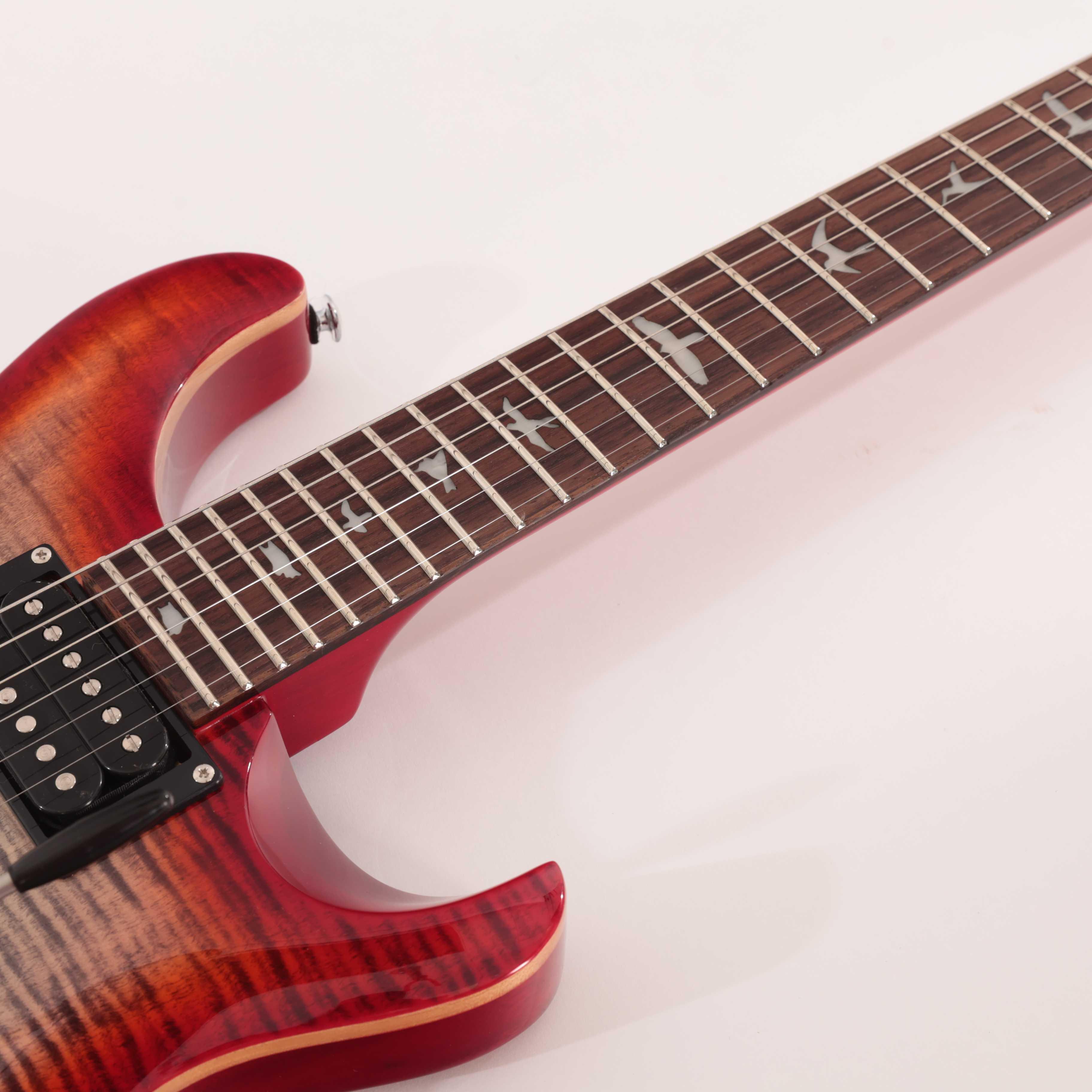 PRS SE Custom 24 Electric Guitar in Charcoal Cherry Burst - CU44GG (13)_compressed.jpg