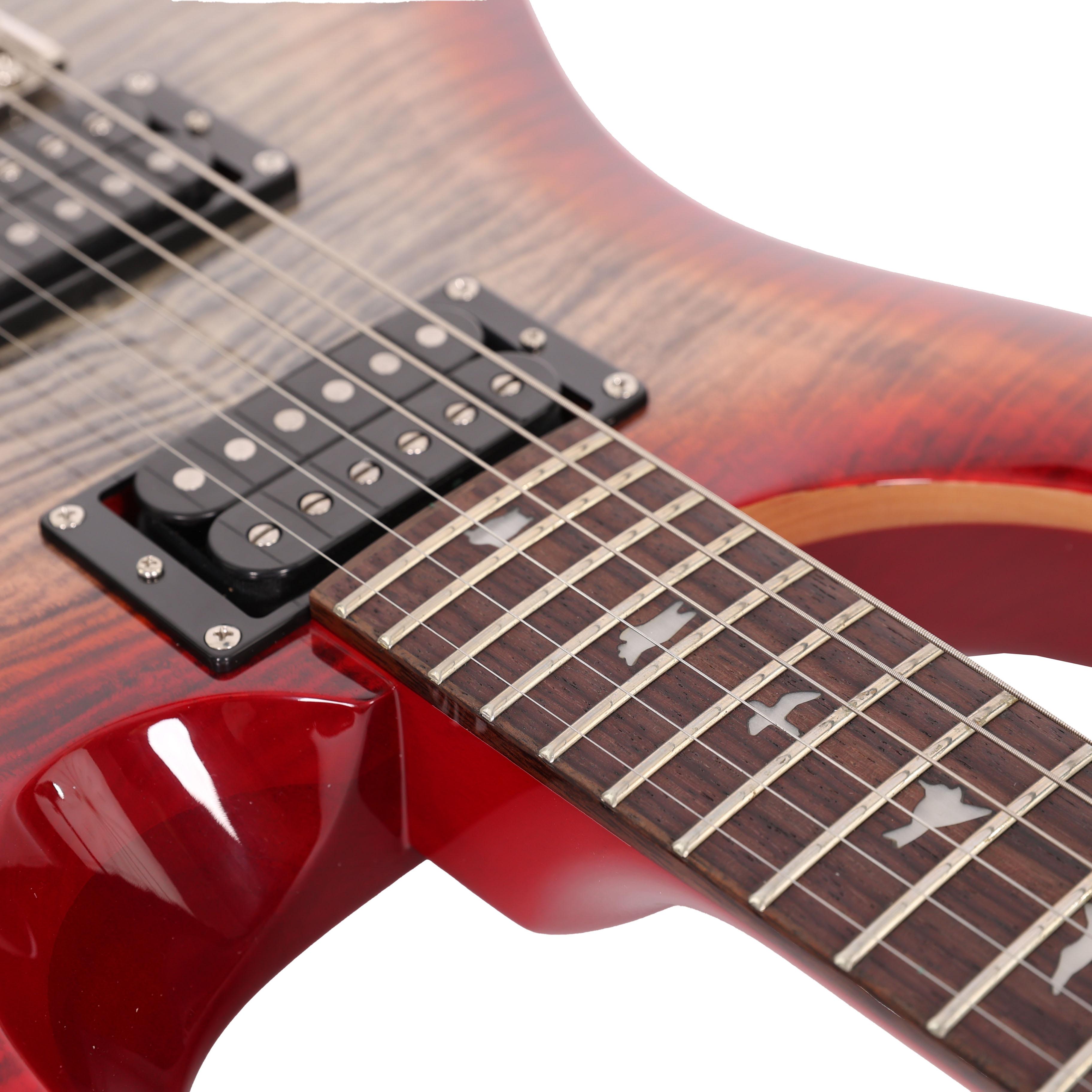 PRS SE Custom 24 Electric Guitar in Charcoal Cherry Burst - SECU44CG (8).jpg