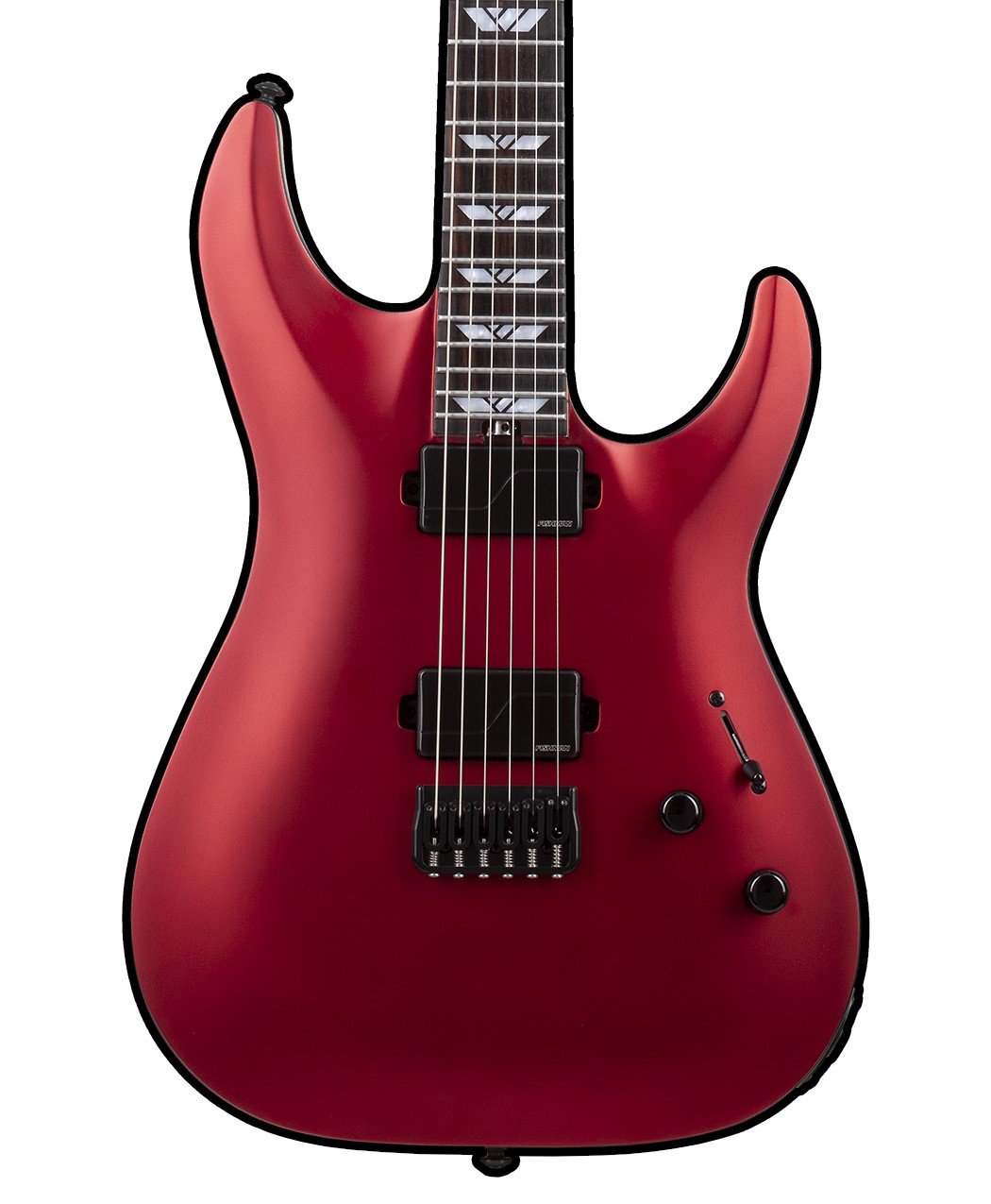 Schecter C-1 SLS Custom in Racing Red - SLS CUSTOM RACING RED 1381 FLAT cropped.jpg