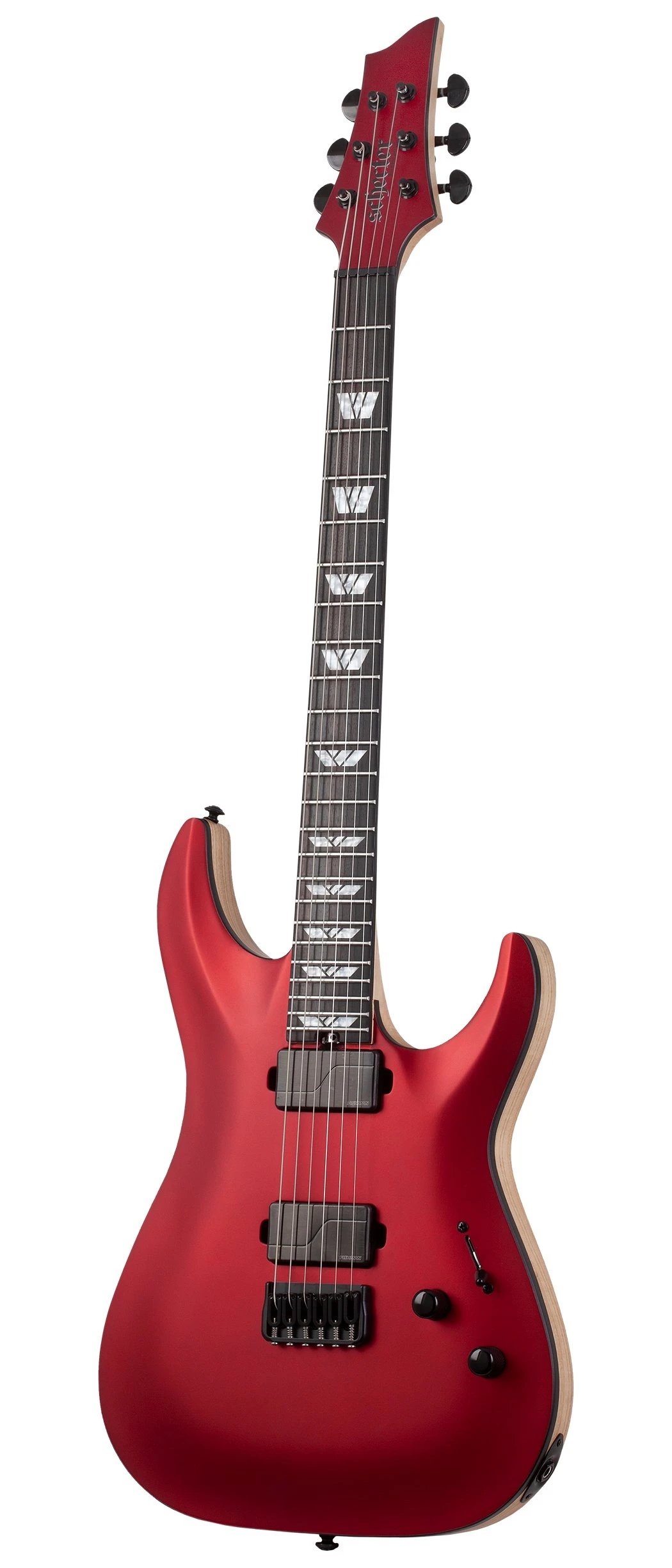 Schecter C-1 SLS Custom in Racing Red - SLS CUSTOM RACING RED 1381 TILT copy.jpg