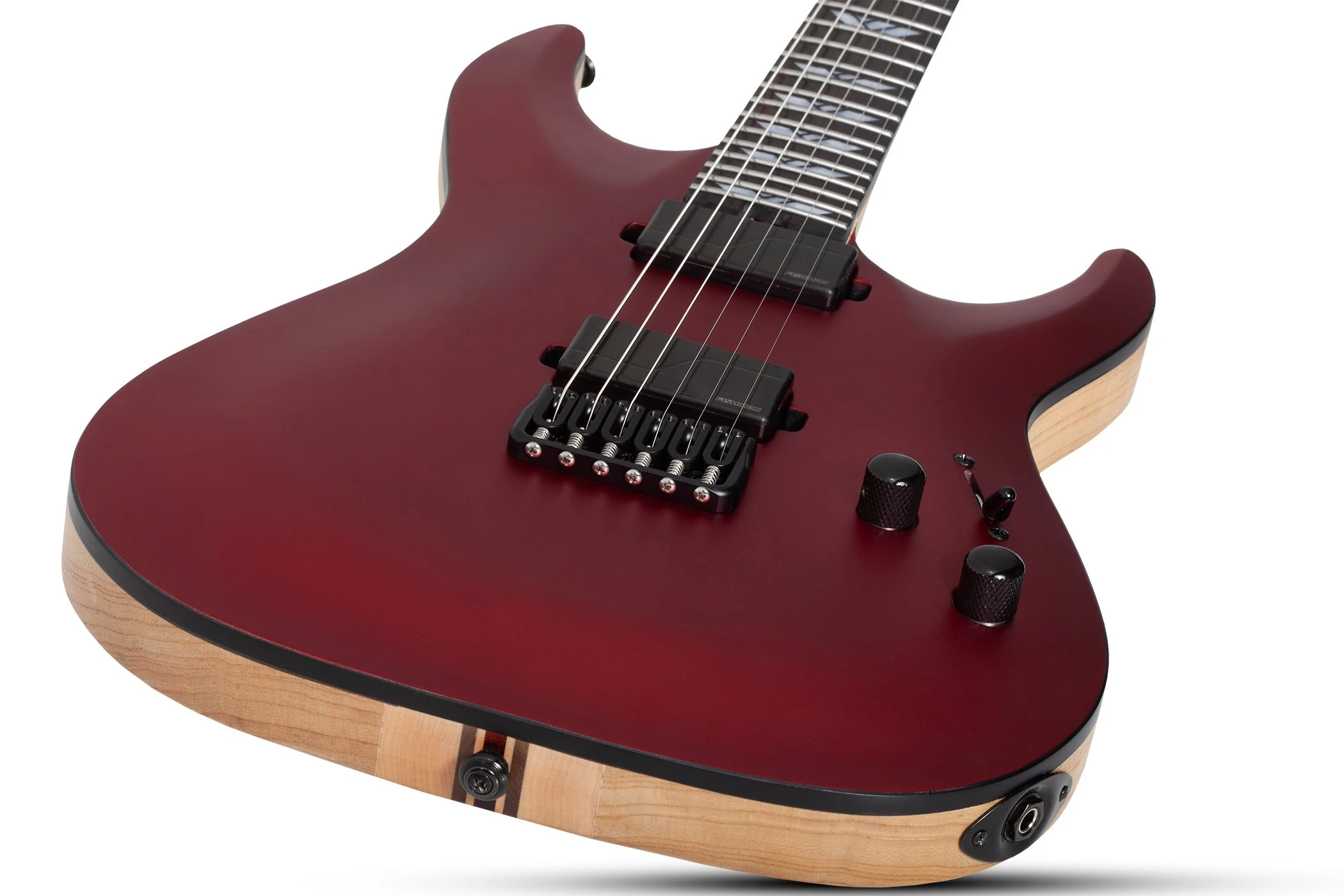 Schecter C-1 SLS Custom in Racing Red - SLS CUSTOM RACING RED 1381 BODY LAYING copy.jpg