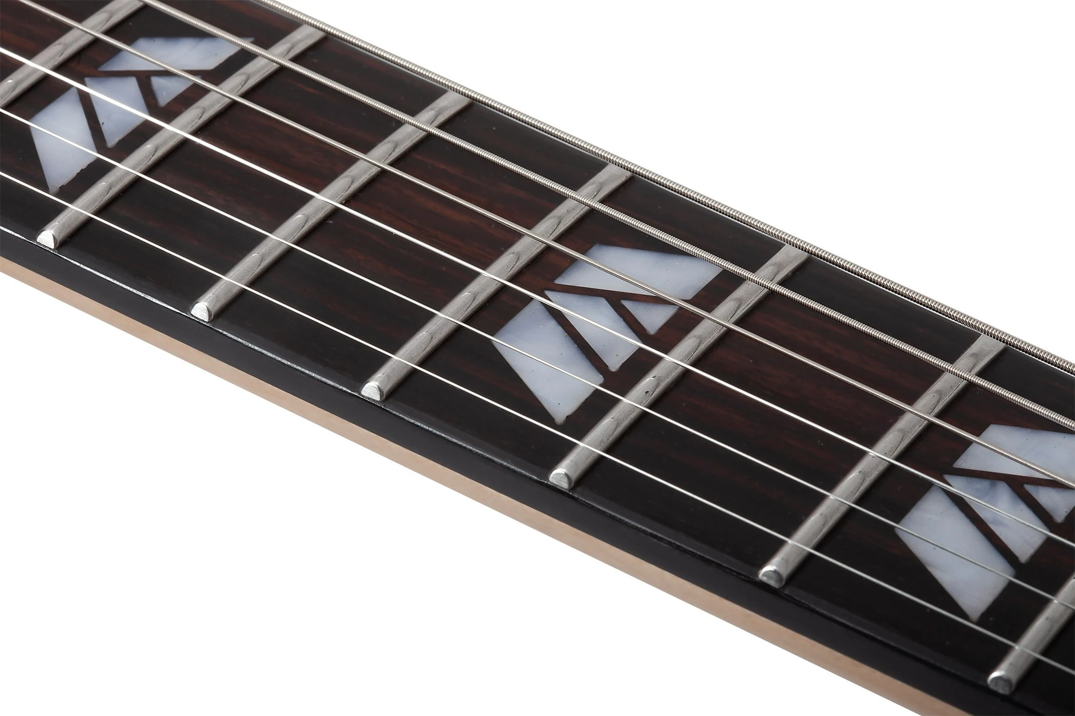 Schecter C-1 SLS Custom in Racing Red - SLS CUSTOM RACING RED 1381 INLAY CLOSE copy.jpg