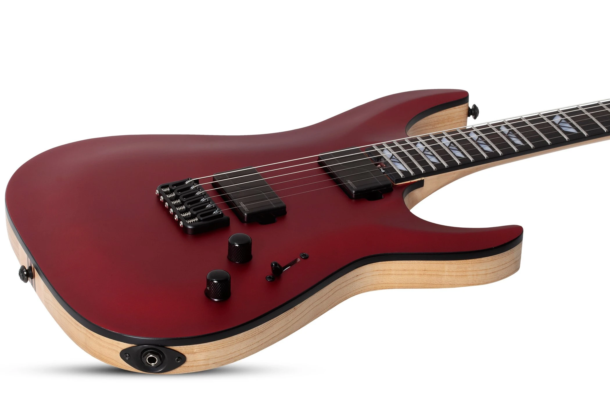 Schecter C-1 SLS Custom in Racing Red - SLS CUSTOM RACING RED 1381 MF TILT copy.jpg