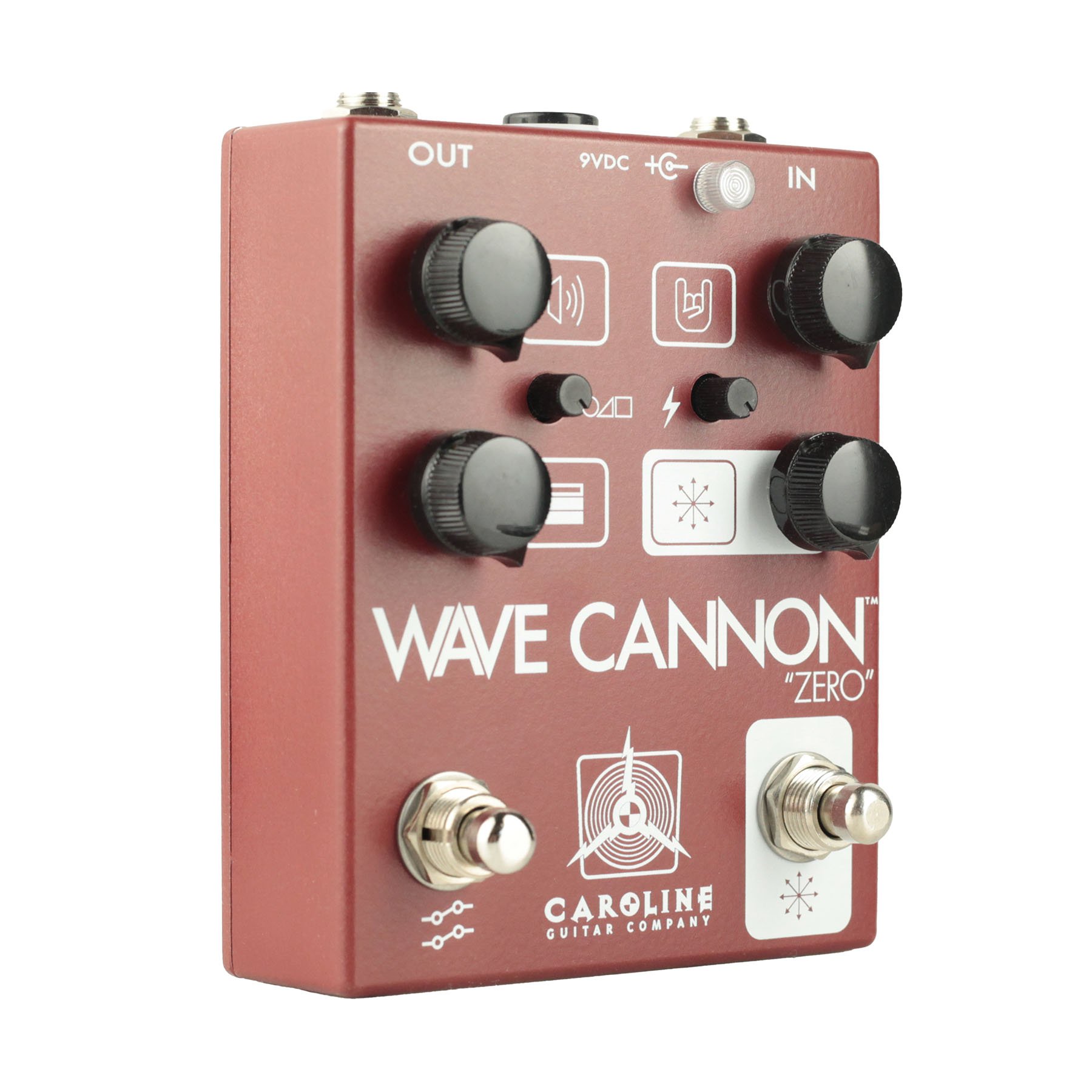 Caroline Guitar Company Wave Cannon Zero Drive and Oscillation Pedal - Caroline_WaveCannonZero_STOCK_3 copy.jpg