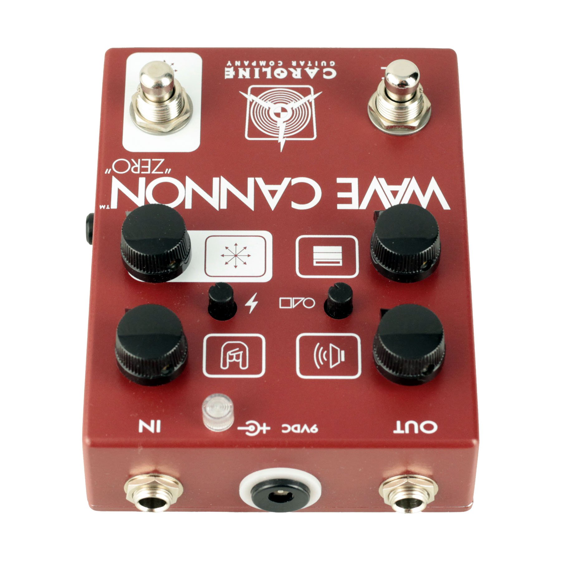 Caroline Guitar Company Wave Cannon Zero Drive and Oscillation Pedal - Caroline_WaveCannonZero_STOCK_5 copy.jpg