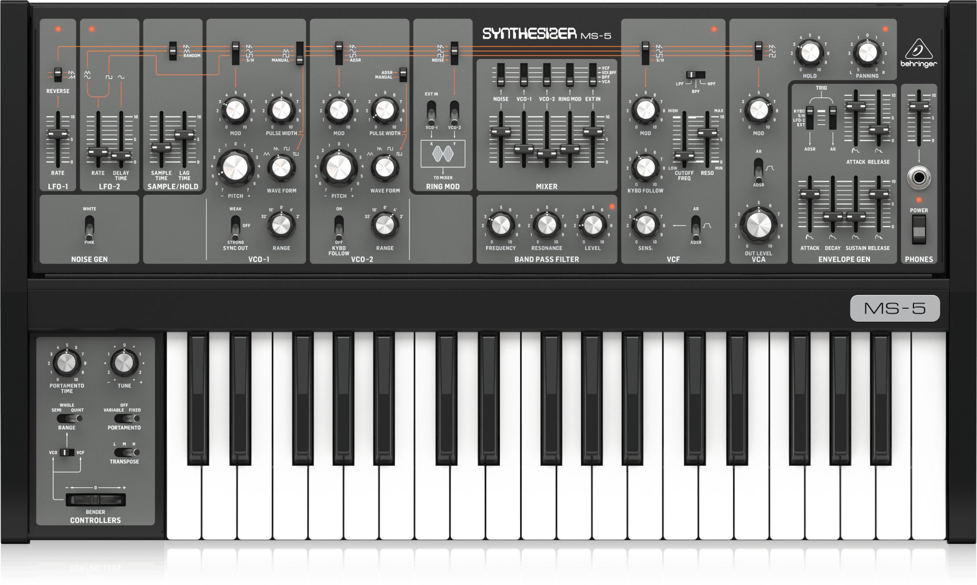 B Stock : Behringer MS-5 Analogue Mono Synth 0009 - 0722-AAR86-UK1-Behringer_MS-5_Synth_Top.jpg