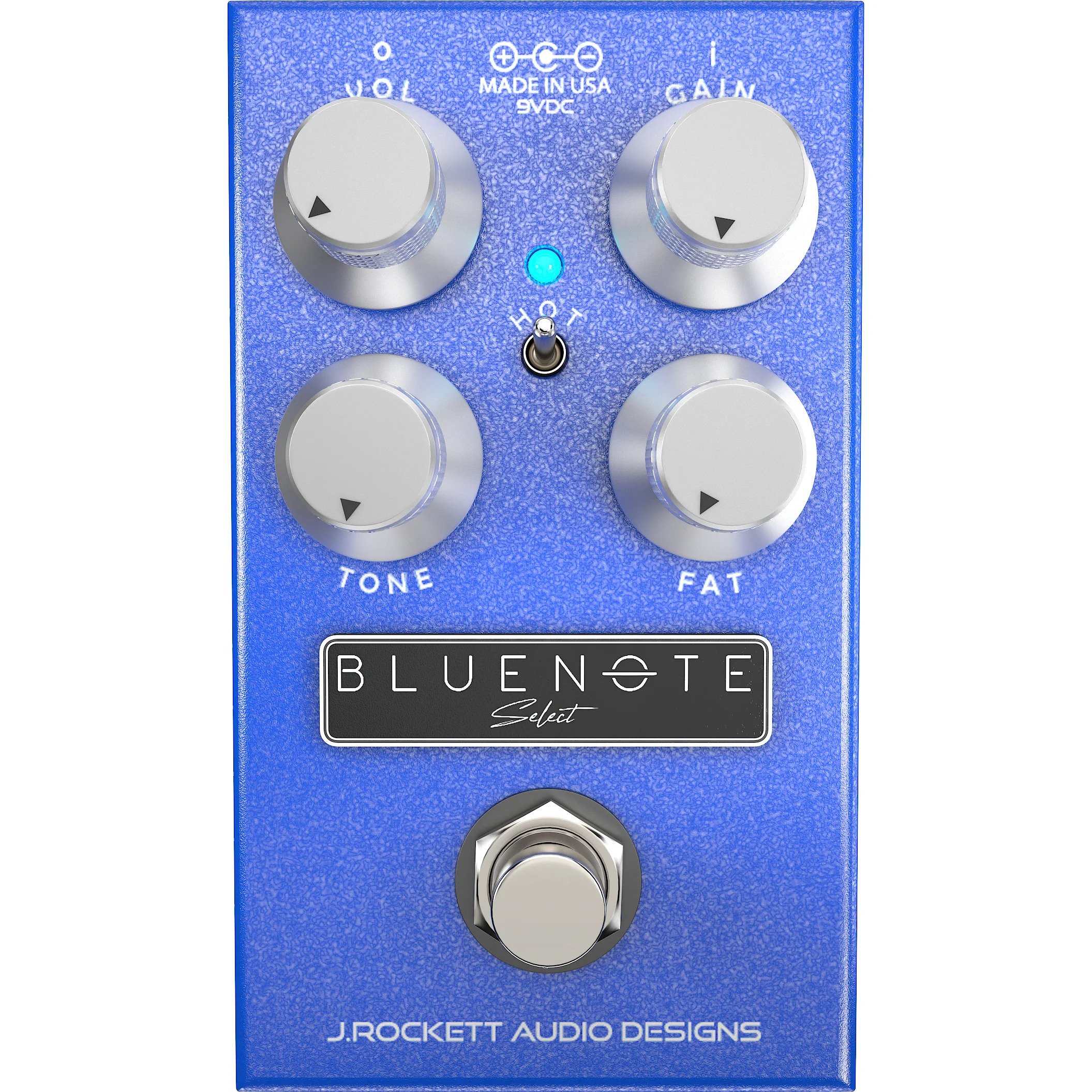 J Rockett Audio Designs Blue Note Select - Low Gain Overdrive FX Pedal - BLUENOTESELECT 1.jpg