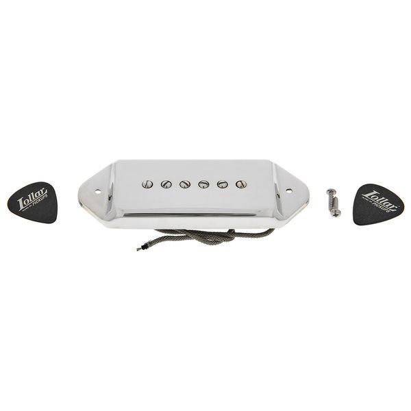 Lollar Pickups P-90 Dogear Tall Bridge with Nickel Cover - 10-302-1113-1-16.jpg