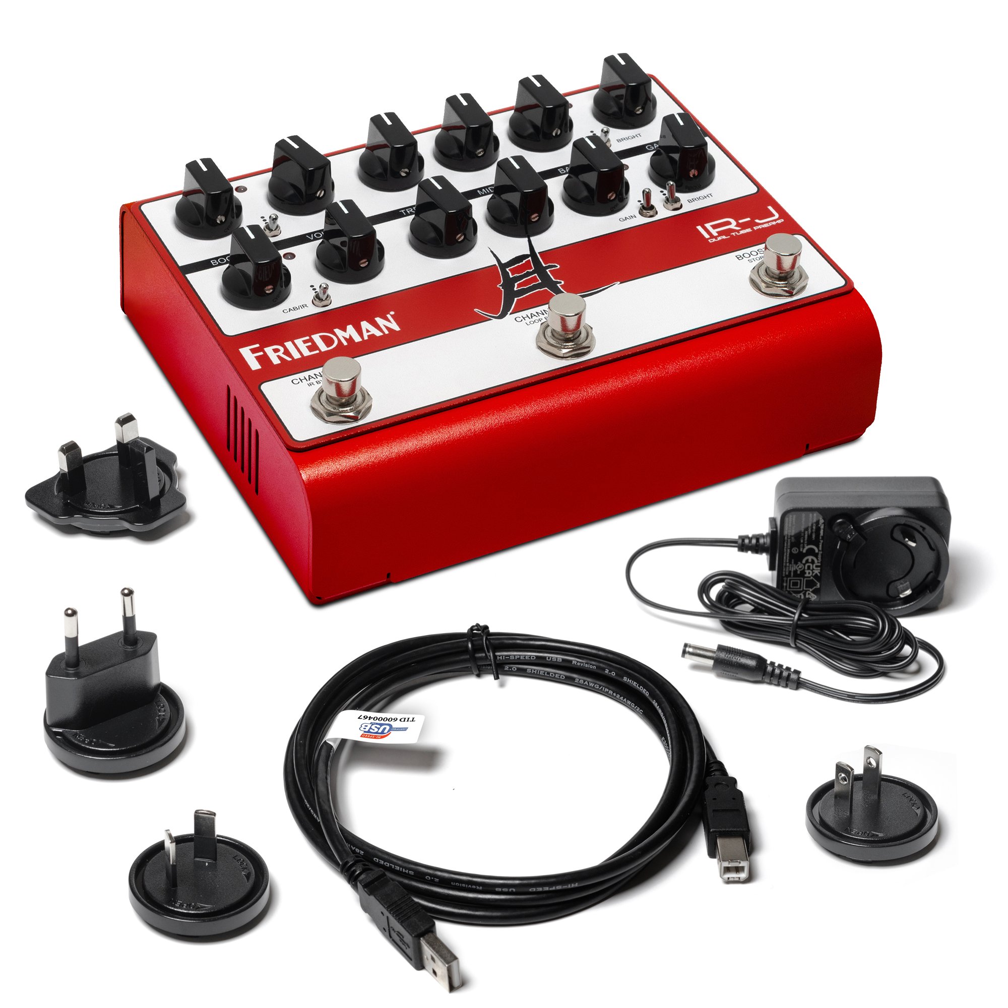 Friedman IR-J All-Tube Jake E. Lee Signature Preamp Pedal - Friedman-IR-J-Accessories.jpg