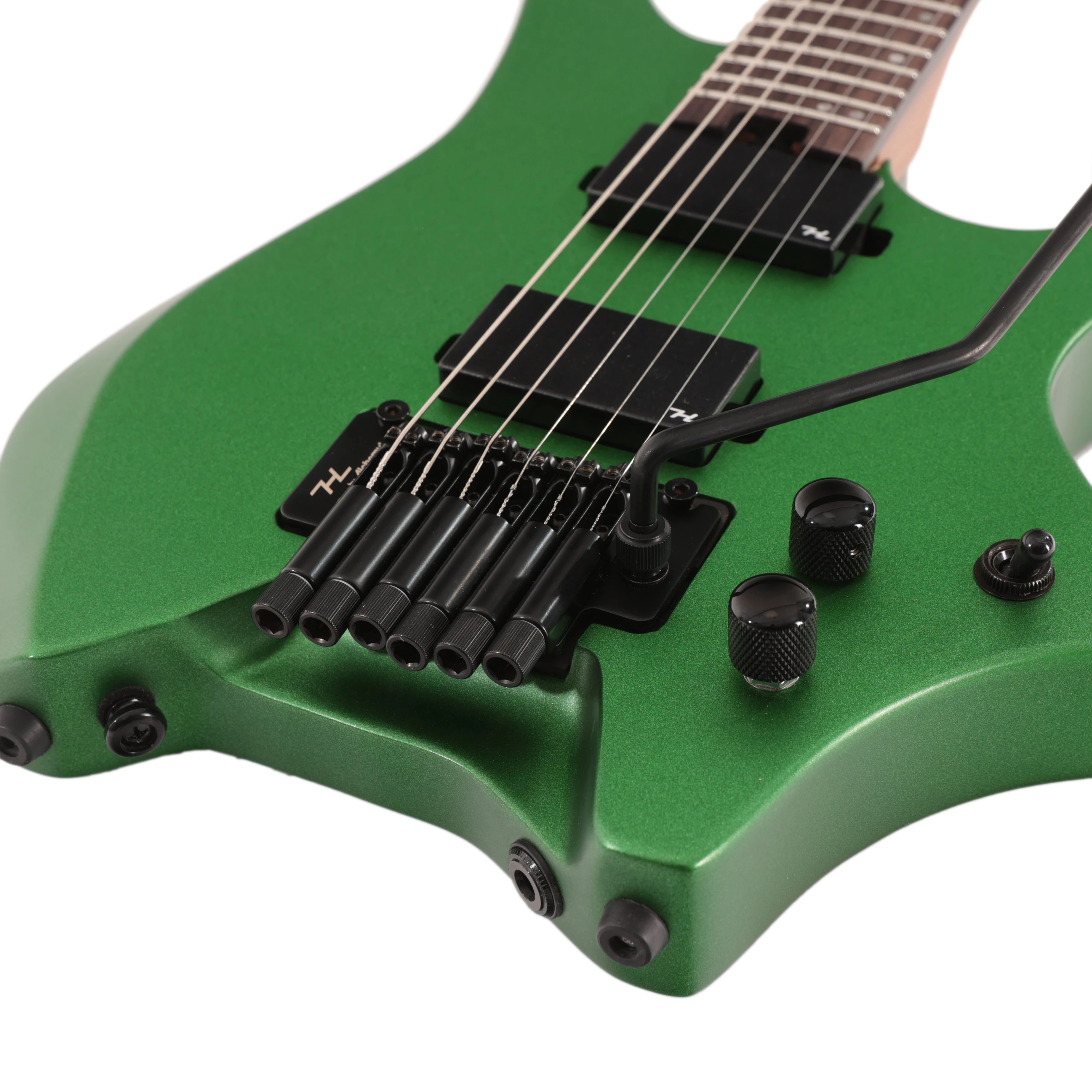 HILS NEXT HN5 Headless Electric Guitar in Satin Metallic Emerald Green - HN5S-NS-MEG   (6).jpg