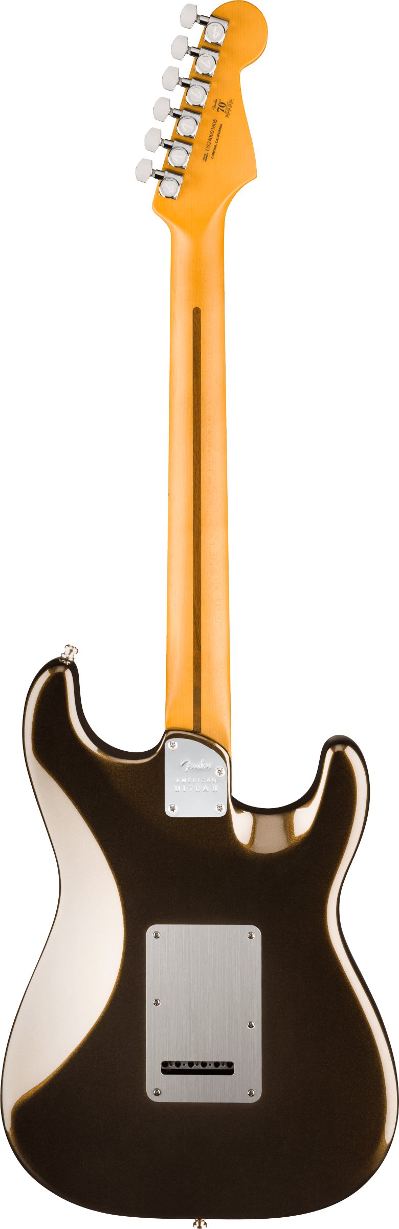 Fender American Ultra II Stratocaster Left Handed Ebony Fingerboard in Texas Tea - 0119161790_fen_ins_bck_1_rr.jpg
