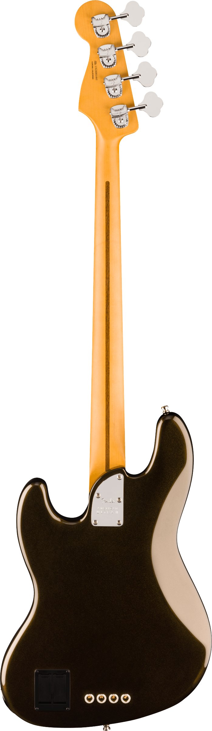 Fender American Ultra II Jazz Bass Guitar in Texas Tea Ebony Fingerboard - 0199111790_fen_ins_bck_1_rl.jpg