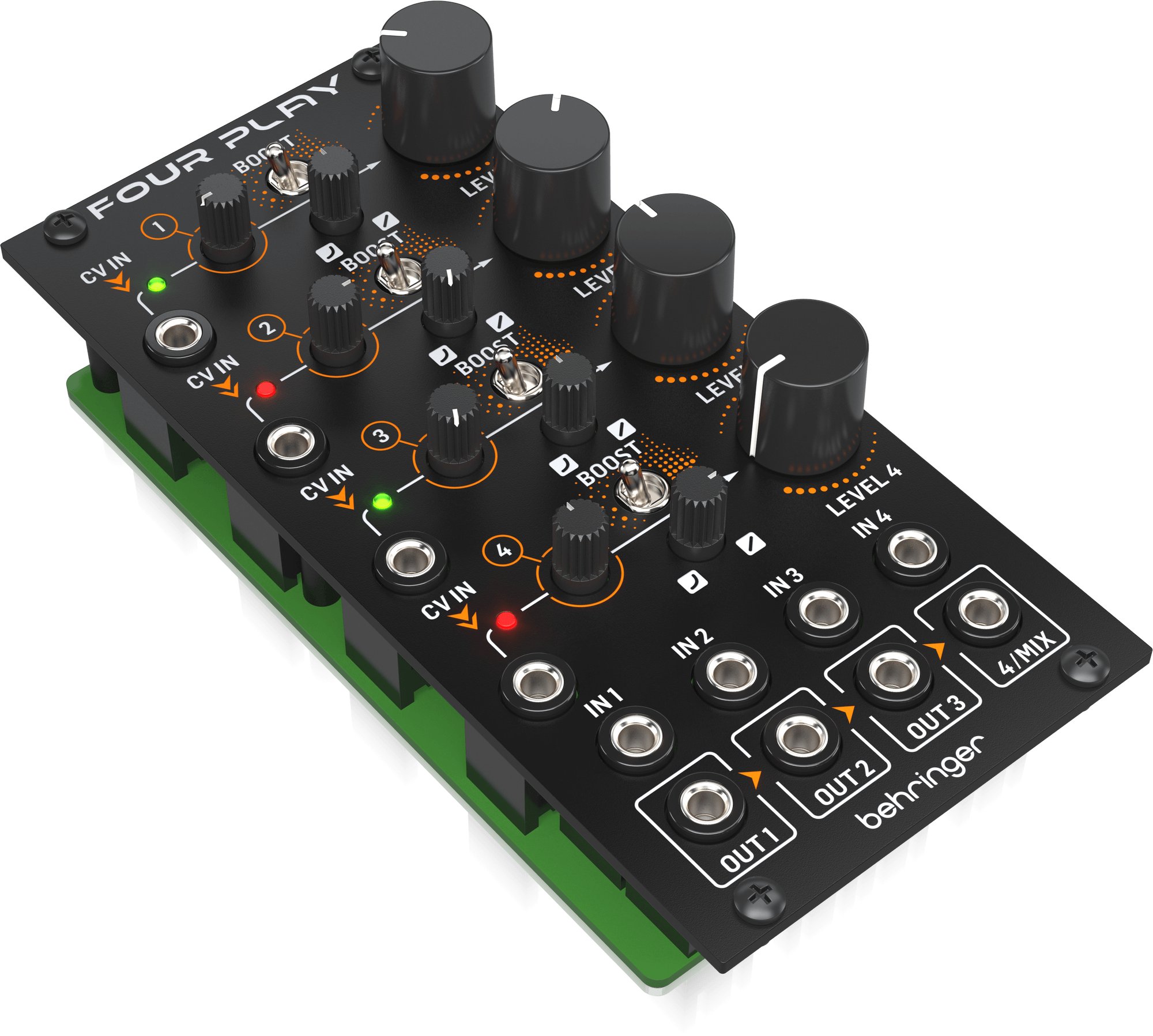 Behringer Abacus / Four Lfo / Radar セット Behringer FOUR LFO | アサイン可能な複数の波形を備えたユーロ