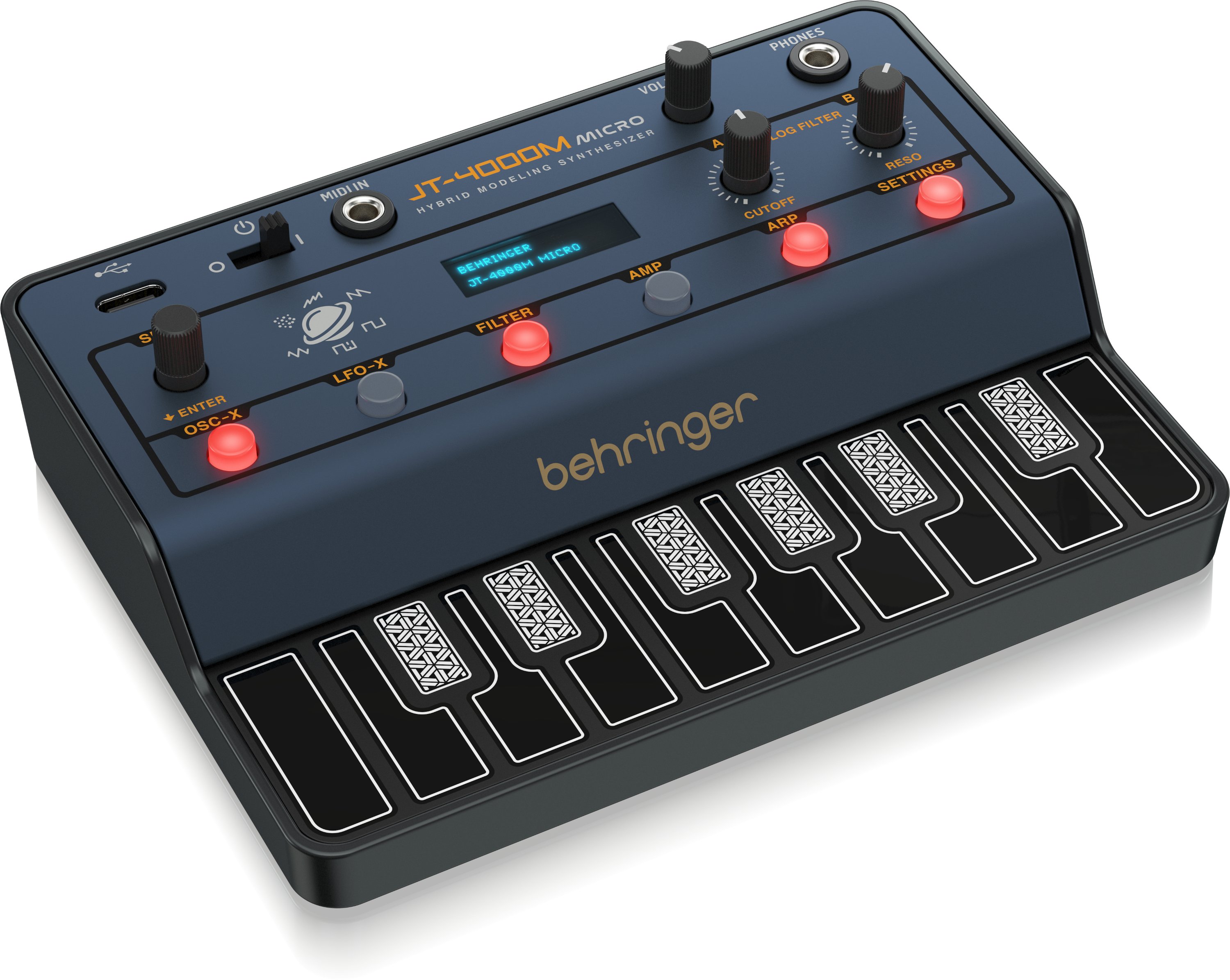 Behringer JT-4000M MICRO ベリンガー シンセサイザー Behringer JT-4000M MICRO Portable 4-Voice Hybrid Synthesizer