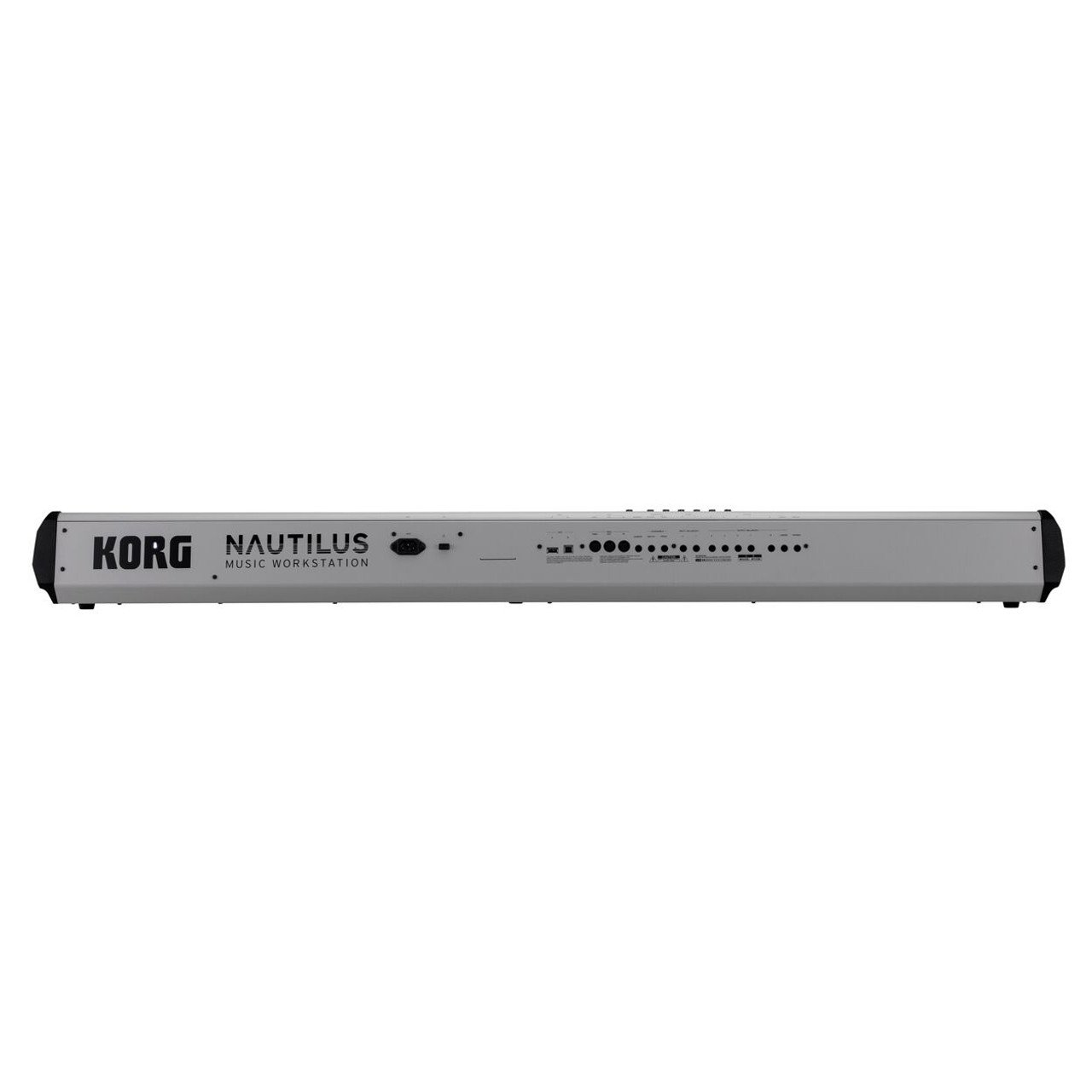 Korg NAUTILUS 88 AT Aftertouch Synth & Workstation - 88 Key - Limited Edition Gray Finish - korg_nautilus_88_at_gray_workstation_keyboard_back__80405.jpg
