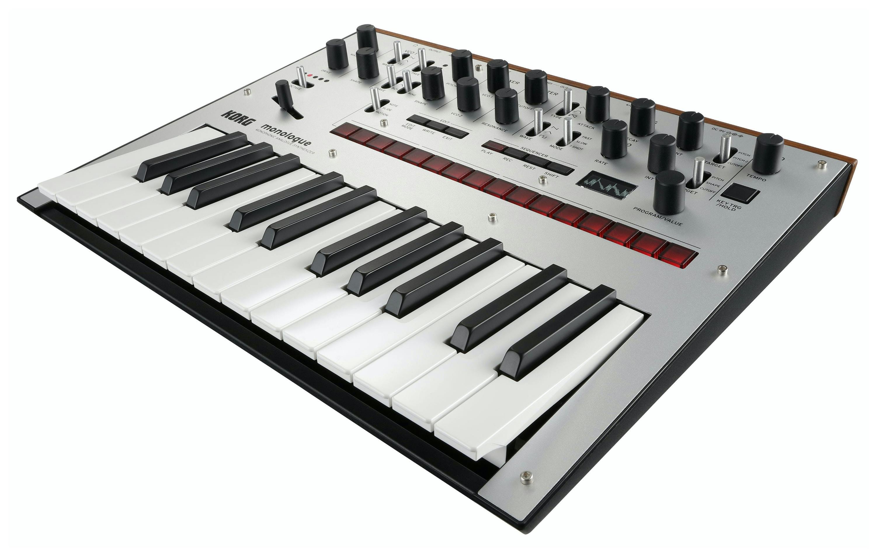 KORG monologue シルバー Korg Monologue Monophonic Analog Synthesizer in Silver - Andertons