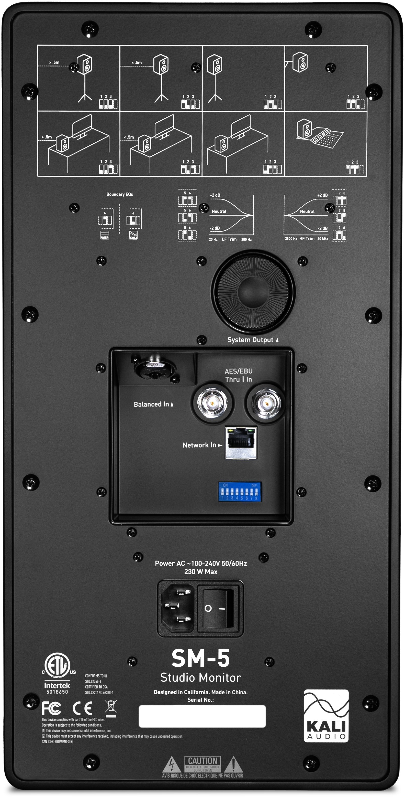 Kali SM5 - 5 Inch 3-Way Studio Monitor with Network Control - SM-5-EU_12.jpg