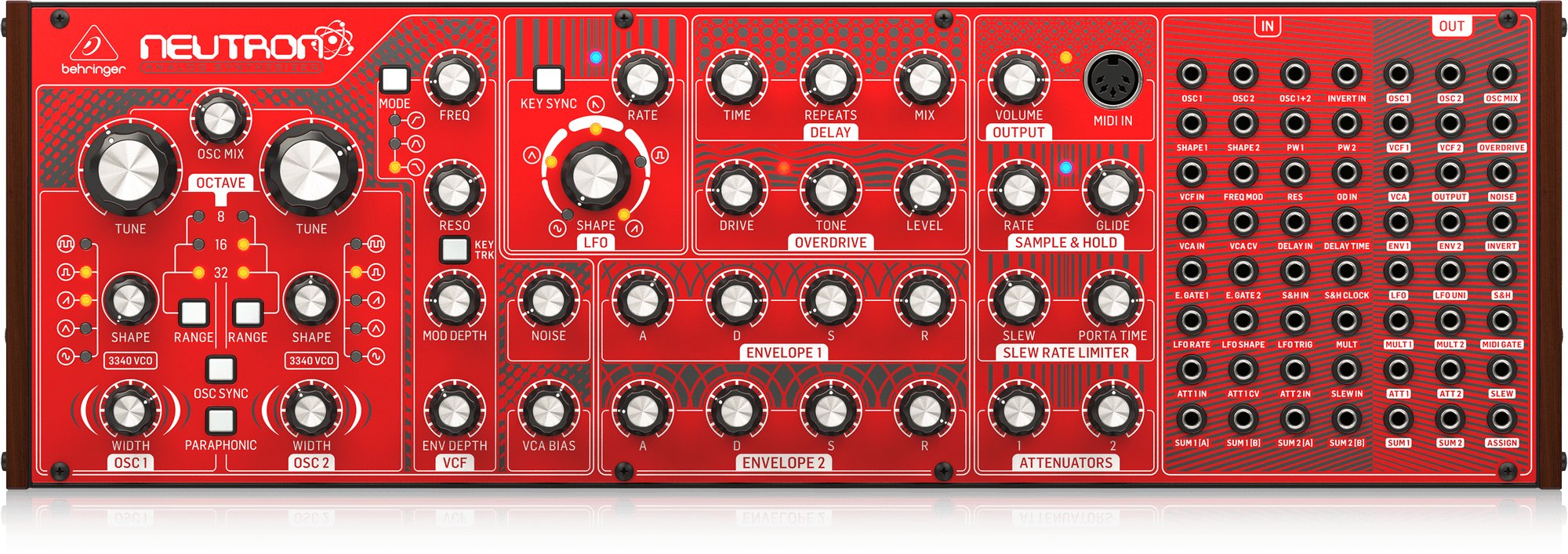 Behrnger NEUTRON 美品 Behringer Neutron Analogue Synthesizer - Andertons Music Co.