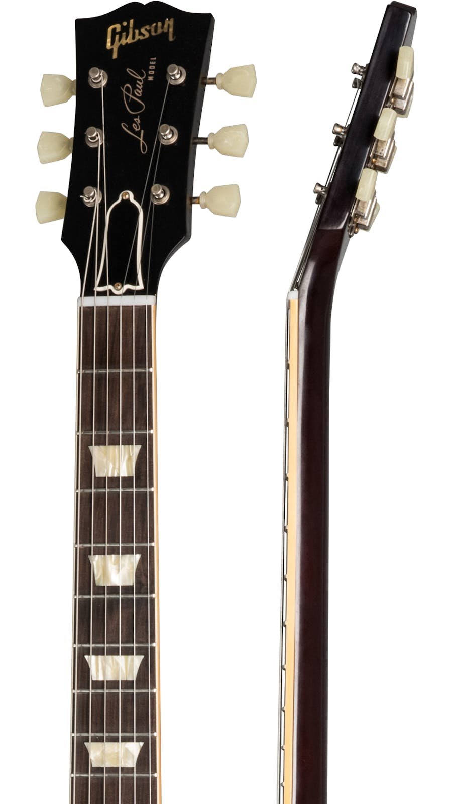 Gibson Custom Shop 1957 Les Paul Reissue VOS Goldtop Darkback  - 437490-neck-side-1600_900.jpg