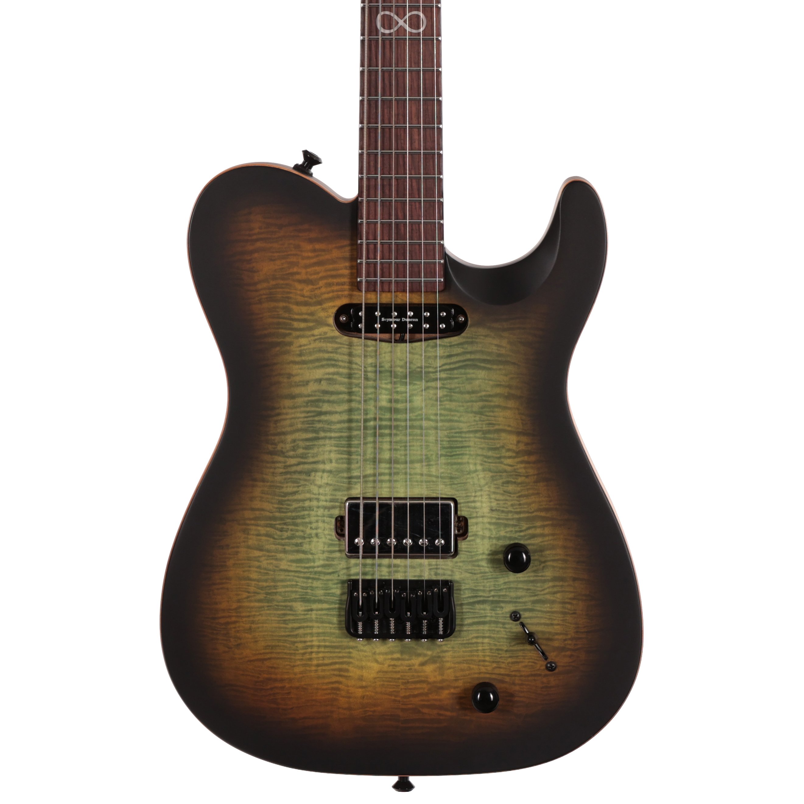 Chapman Law Maker Legacy Baritone Electric Guitar in Forest Moss Green - LMKB-LGY-FMG (1).jpg