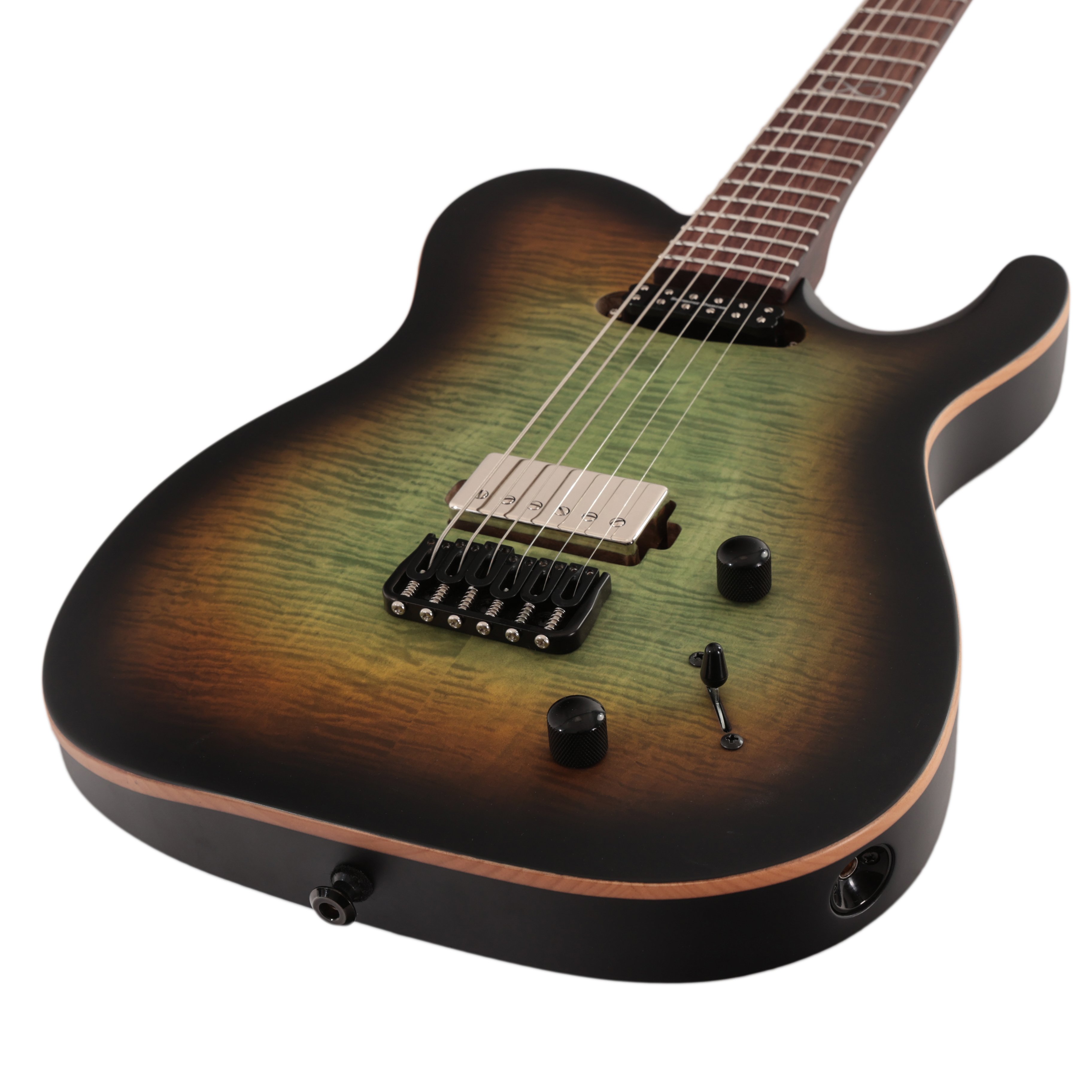 Chapman Law Maker Legacy Baritone Electric Guitar in Forest Moss Green  - LMKB-LGY-FMG  (6).jpg