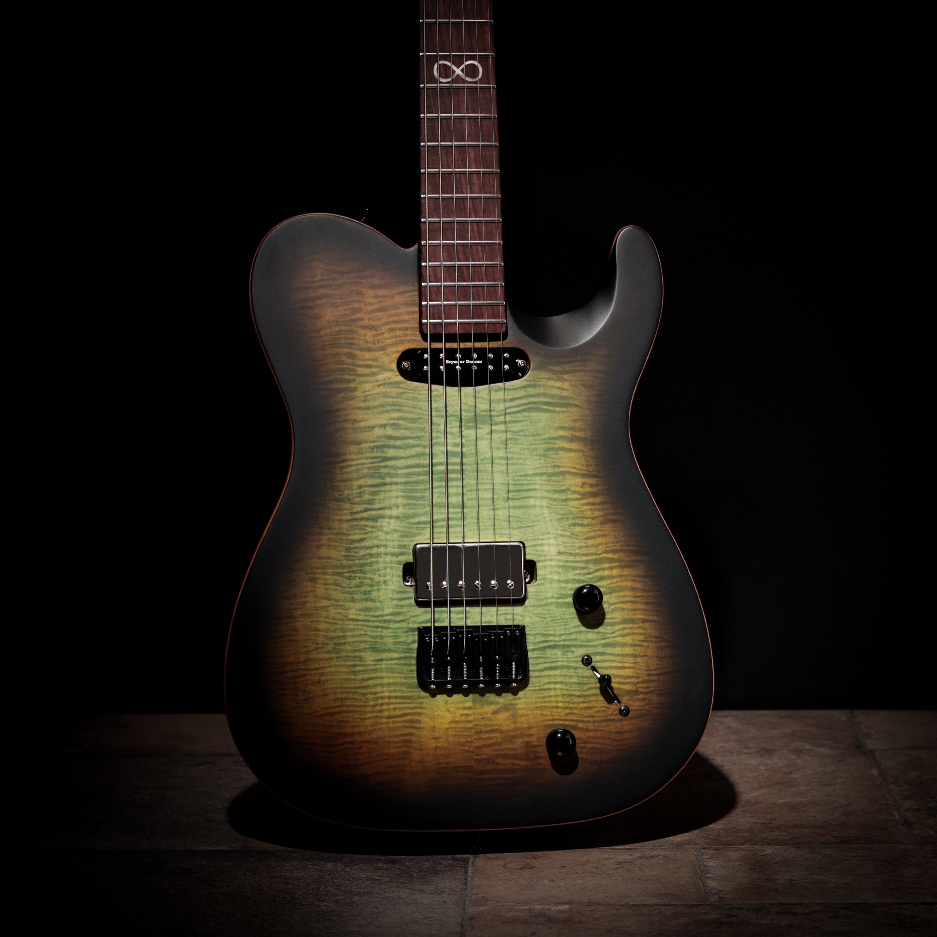 Chapman Law Maker Legacy Baritone Electric Guitar in Forest Moss Green  - LMKB-LGY-FMG  (36)-2.jpg