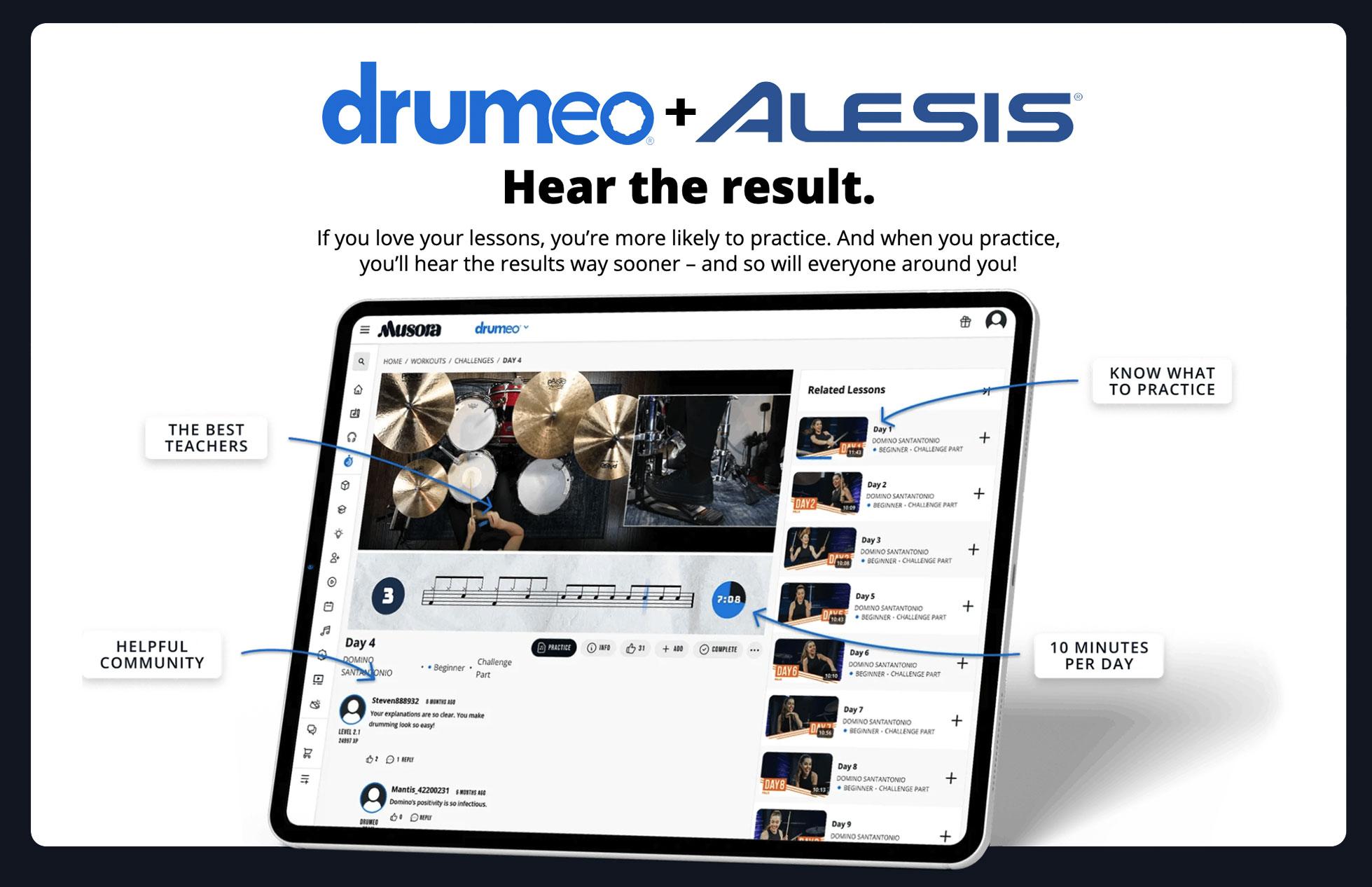 Alesis Strata Core Electronic Drum Kit - Drumeo-Device Screen-3.jpg