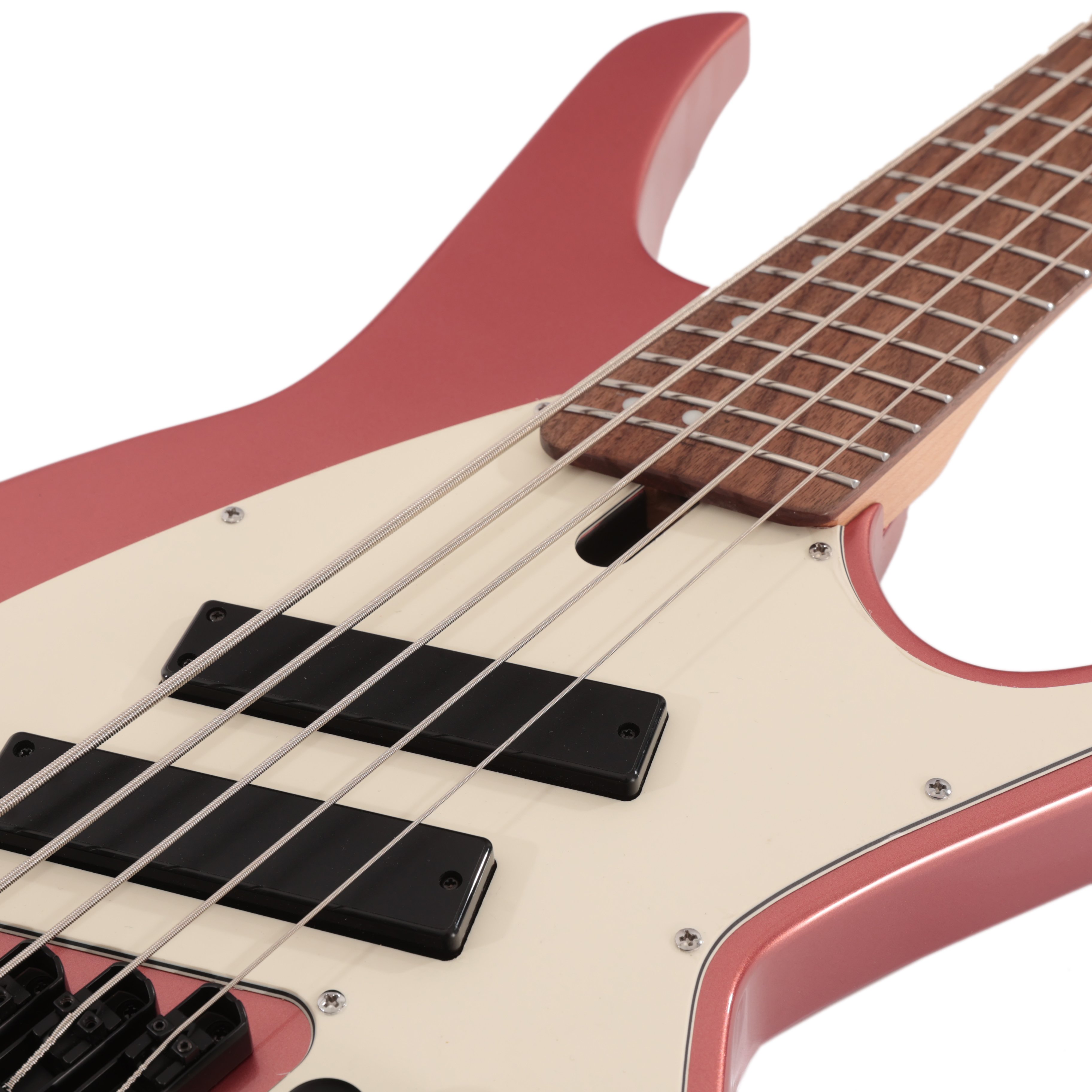 HILS NEXT HNB5 5-String Bass Guitar in Gloss Metallic Rosegold with Fanned Frets - HNB5G-NS-MRG (5).jpg