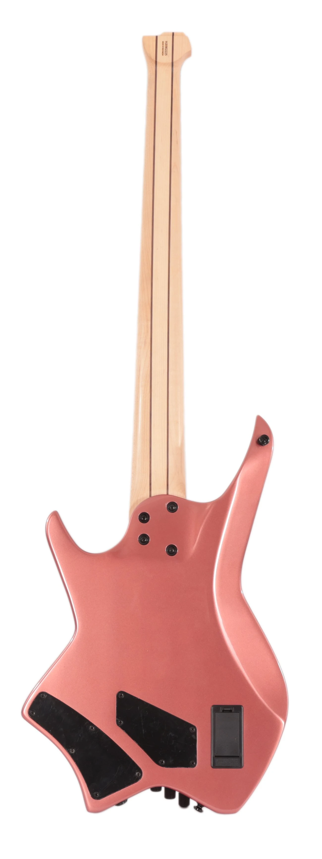 HILS NEXT HNB5 5-String Bass Guitar in Gloss Metallic Rosegold with Fanned Frets - HNB5G-NS-MRG  (3).jpg